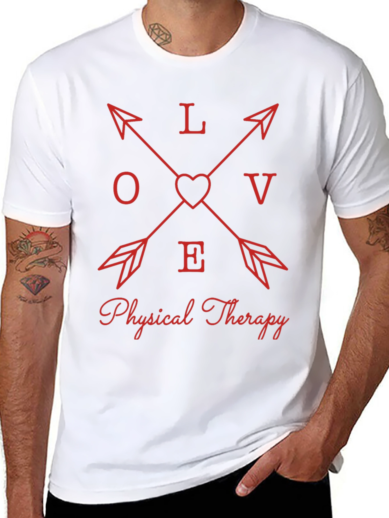 Love Physical Therapy Arrow T-Shirt