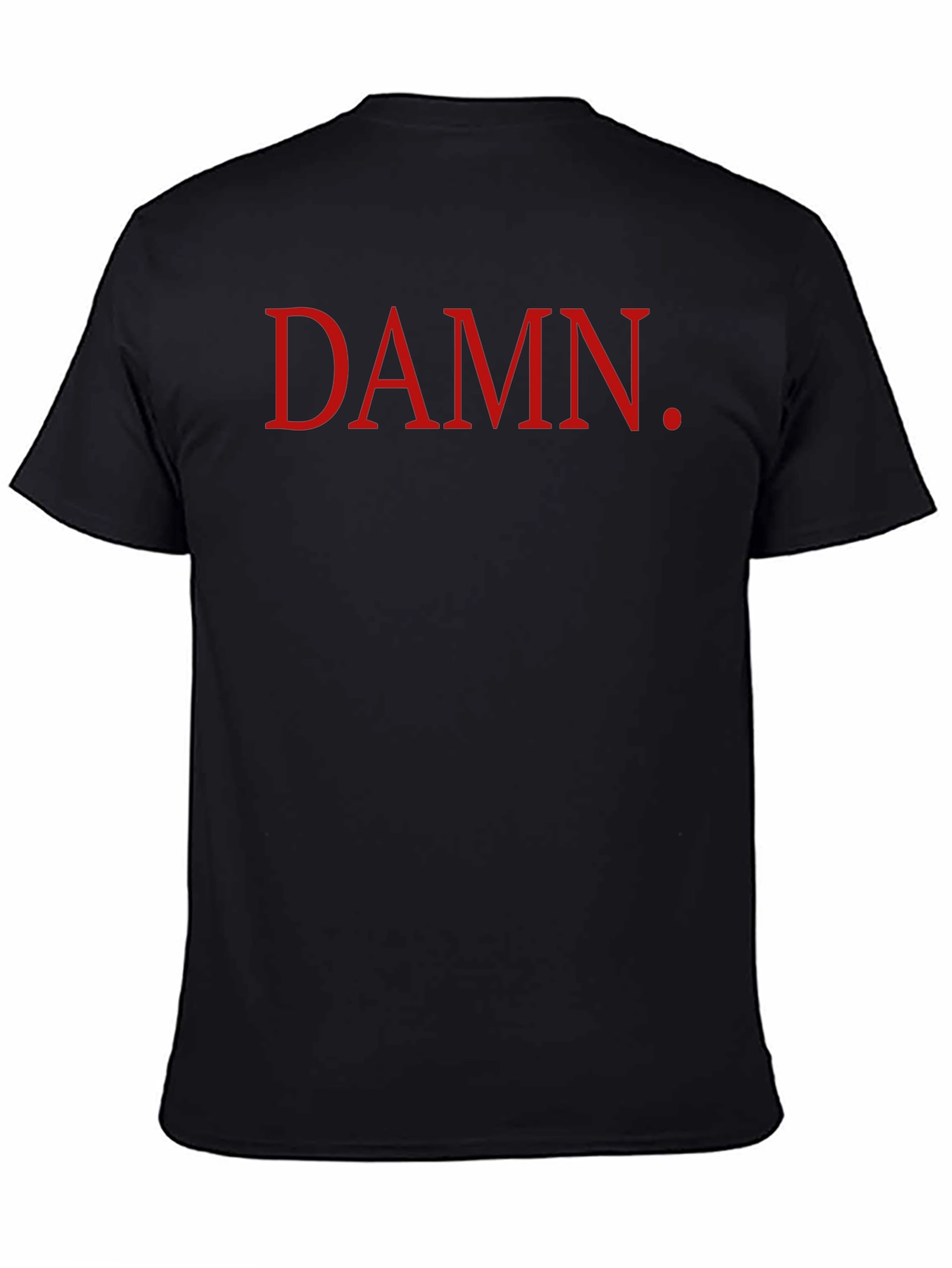 DAMN. Graphic Tee - Black Casual T-Shirt