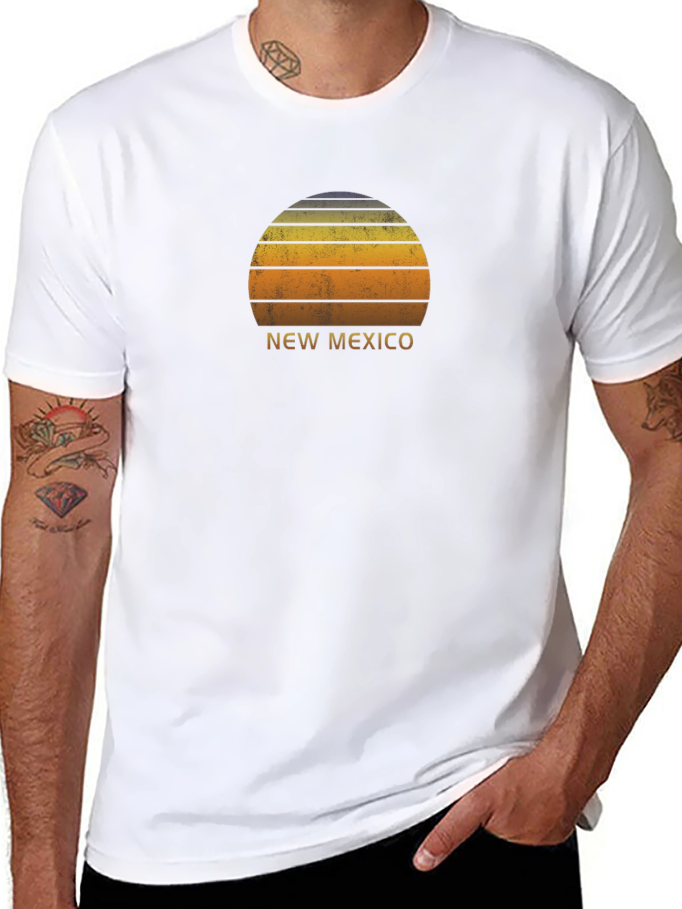 Retro New Mexico Sunset T-Shirt