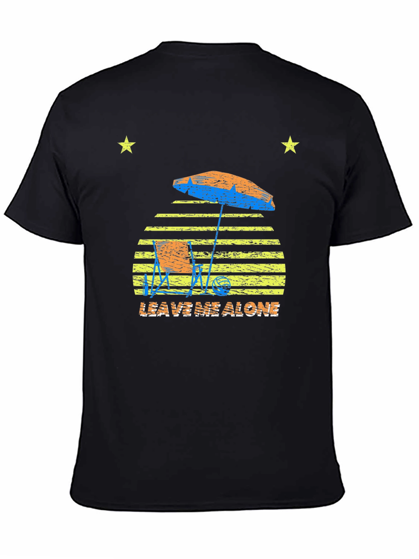 Retro Beach Leave Me Alone Graphic T-Shirt