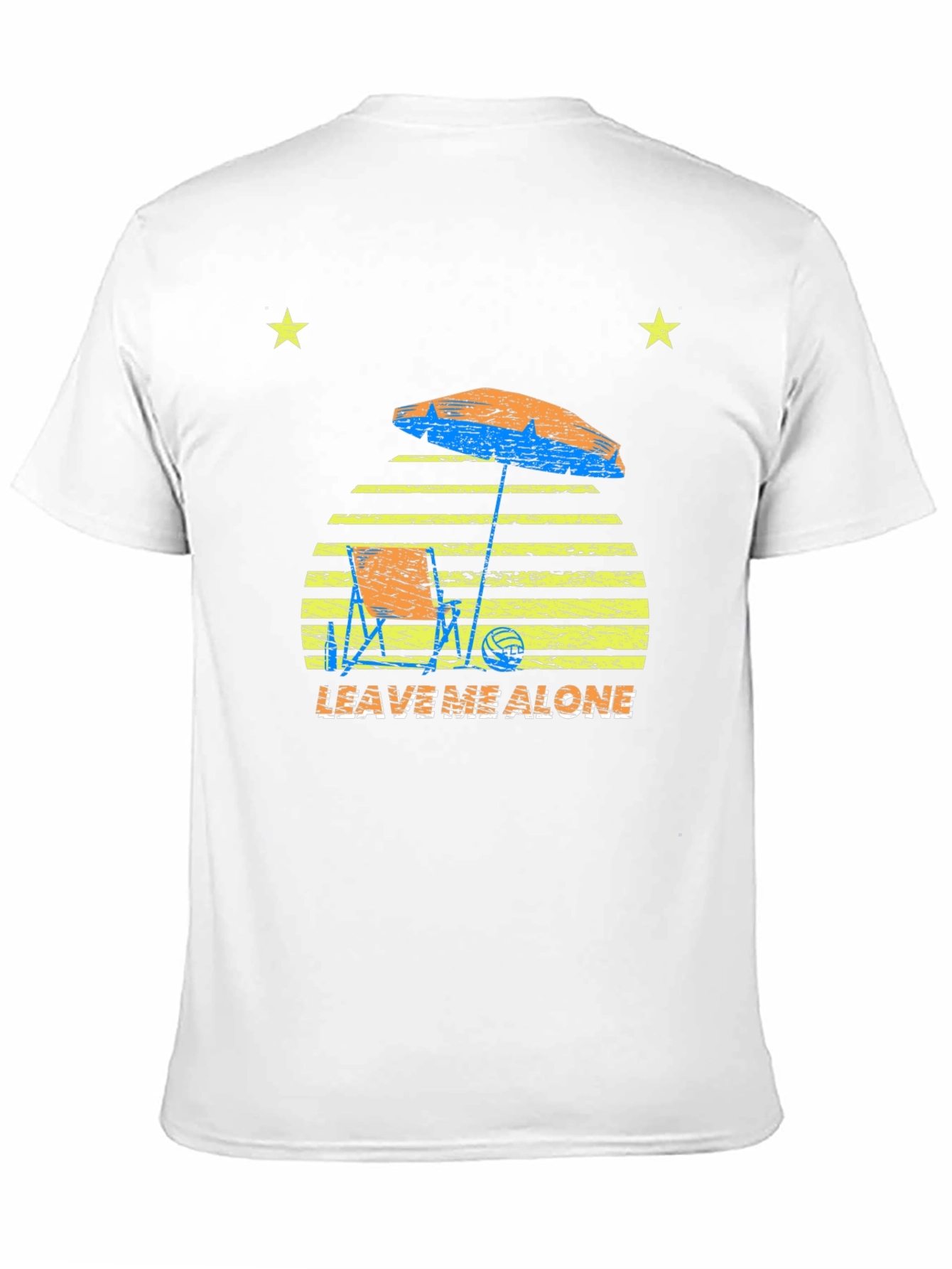 Retro Beach Leave Me Alone Graphic T-Shirt