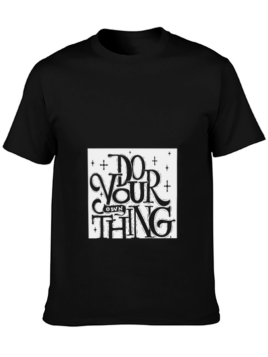 Do Your Own Thing Graphic Tee - Black