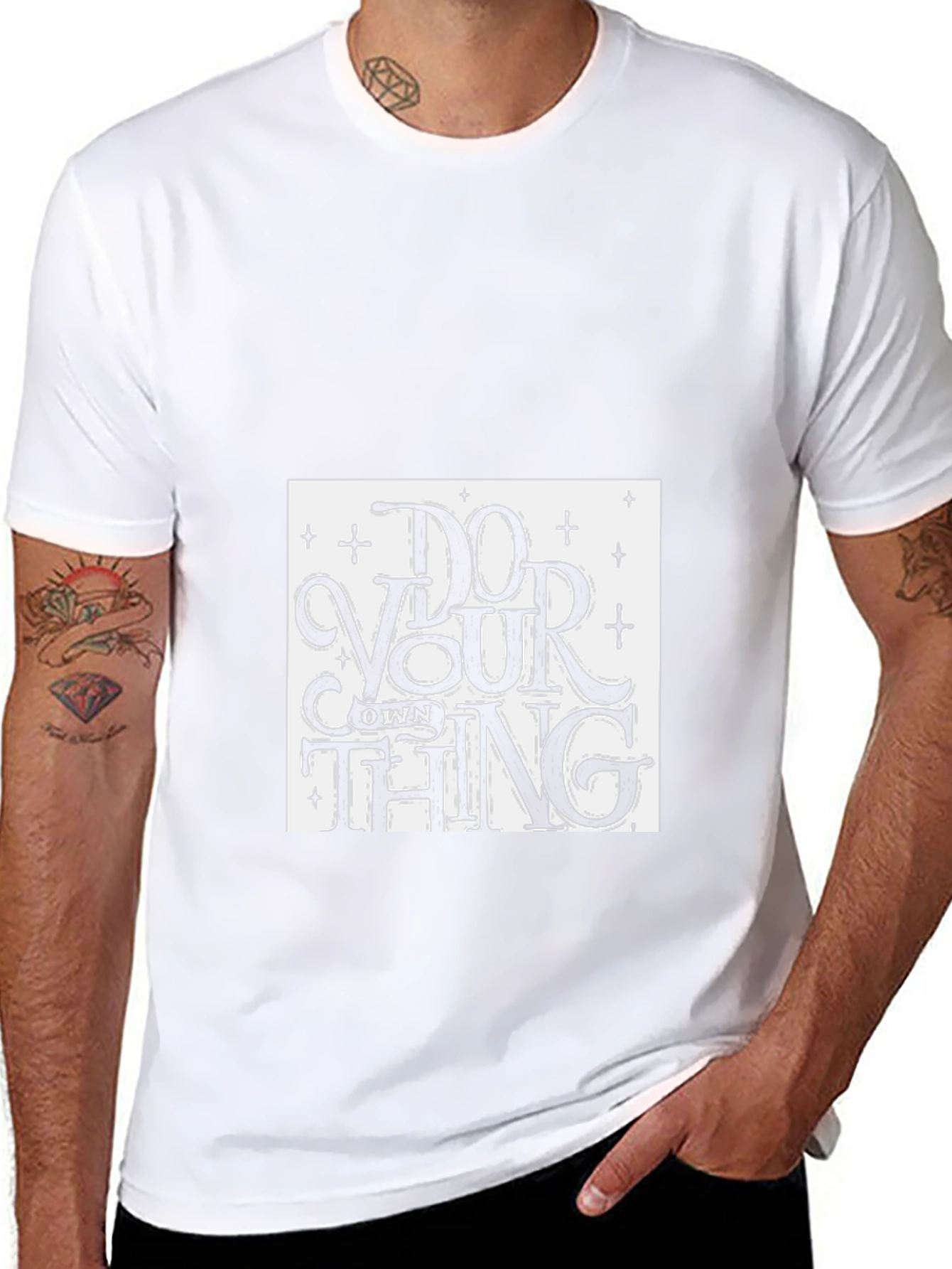 Do Your Own Thing Graphic Tee - Black