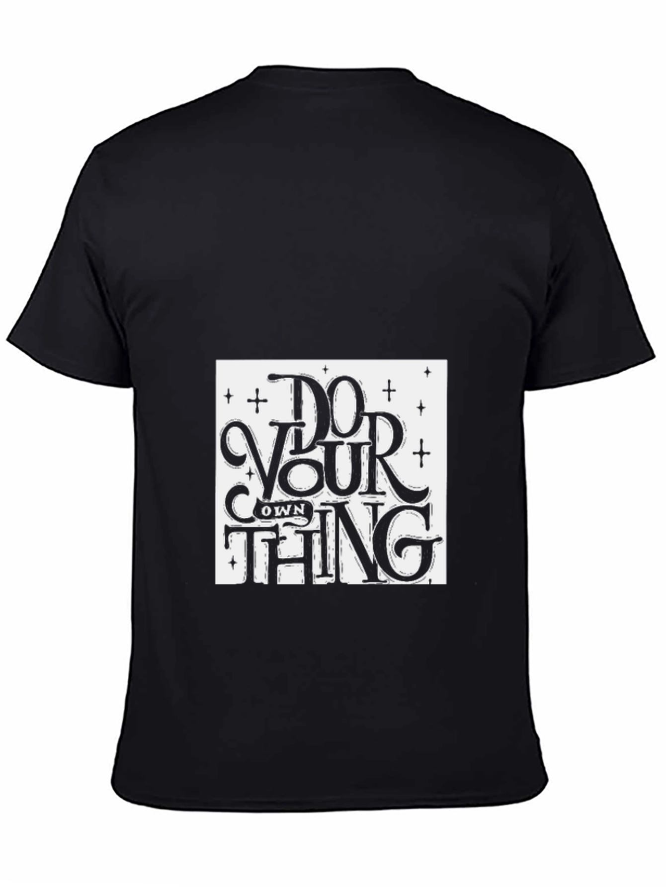 Do Your Own Thing Graphic Tee - Black
