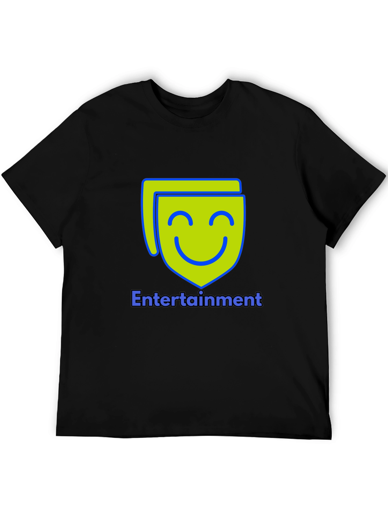 Entertainment T-Shirt - Black Cotton Blend