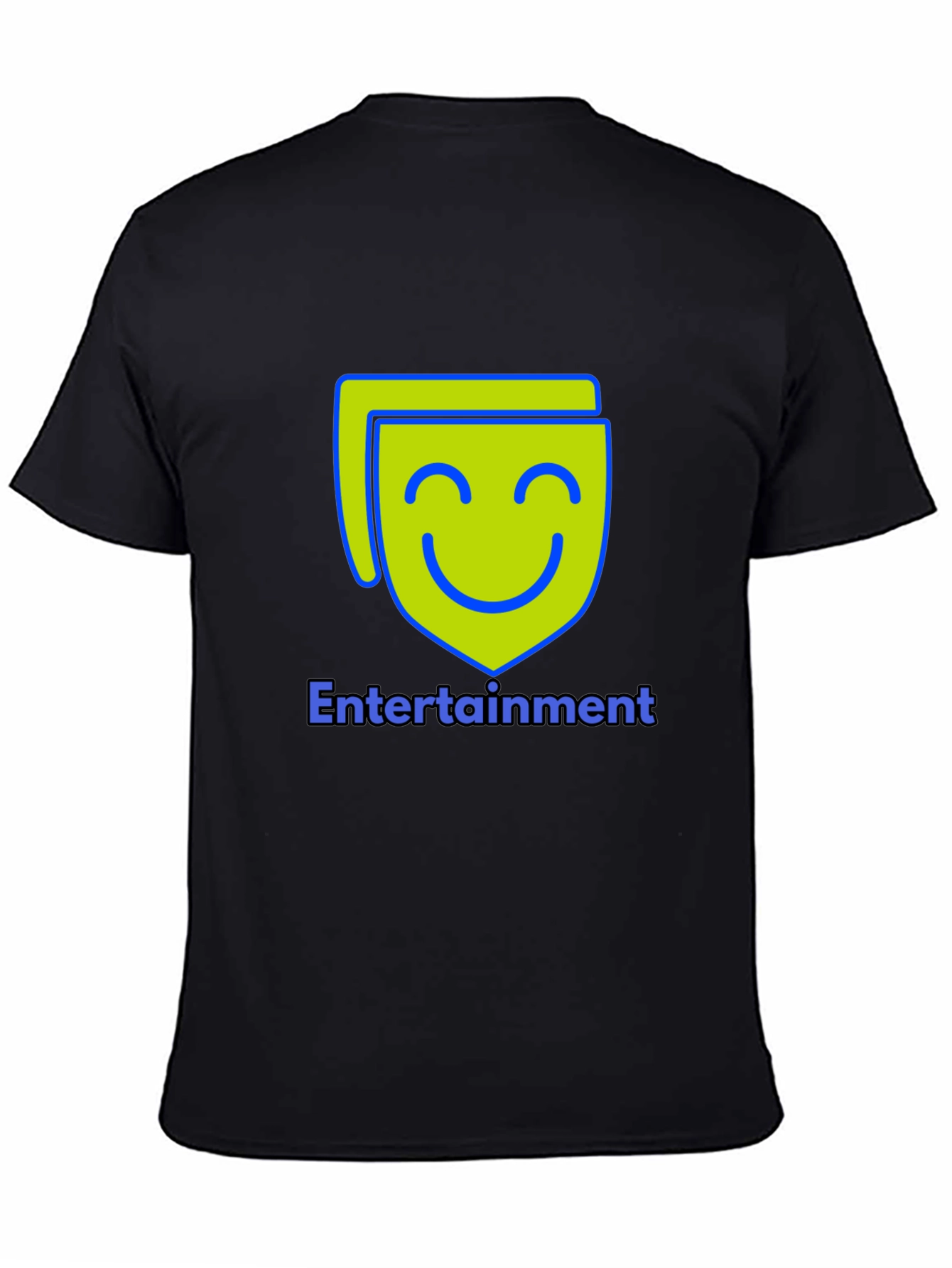 Entertainment T-Shirt - Black Cotton Blend