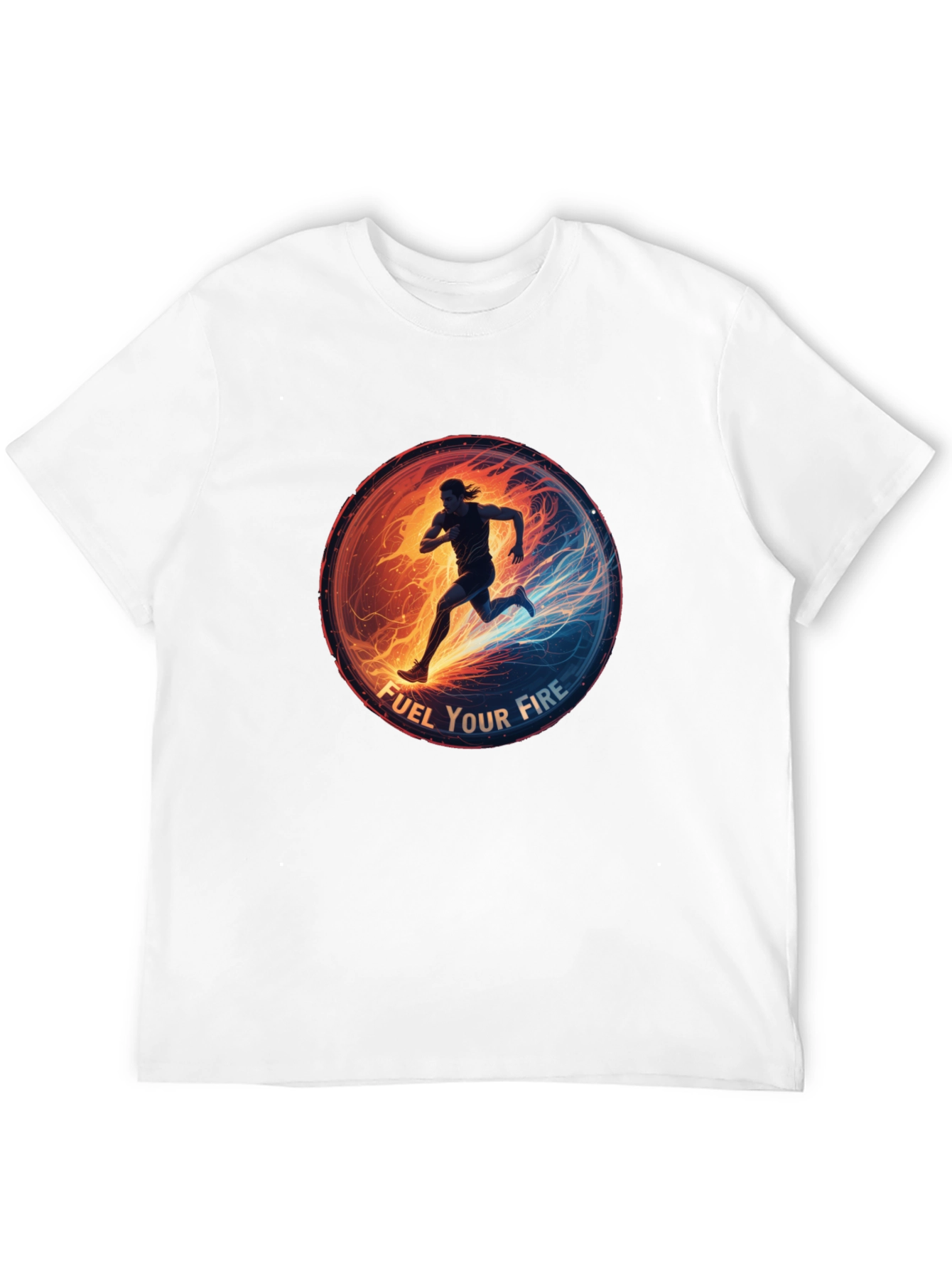 Fuel Your Fire Running Graphic Tee - Black