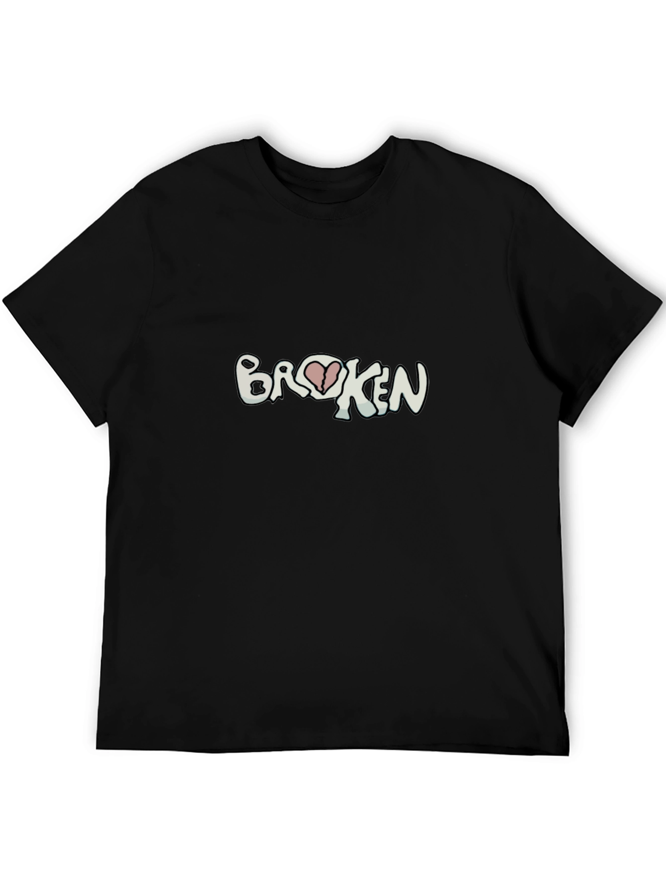 Broken Heart Graphic Tee - Casual Comfort