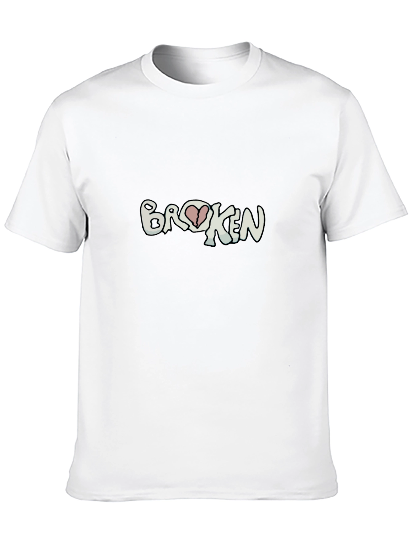 Broken Heart Graphic Tee - Casual Comfort