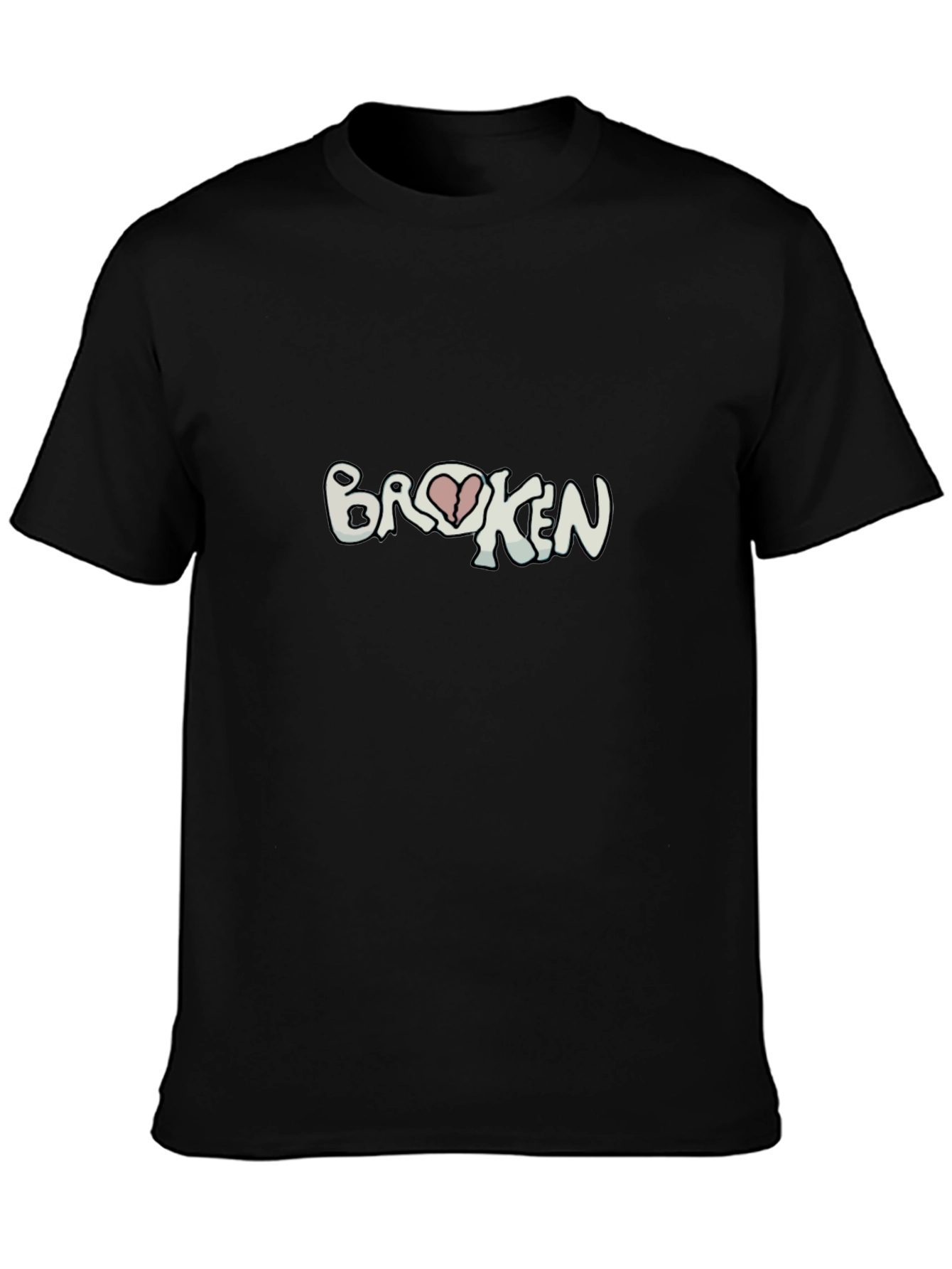 Broken Heart Graphic Tee - Casual Comfort