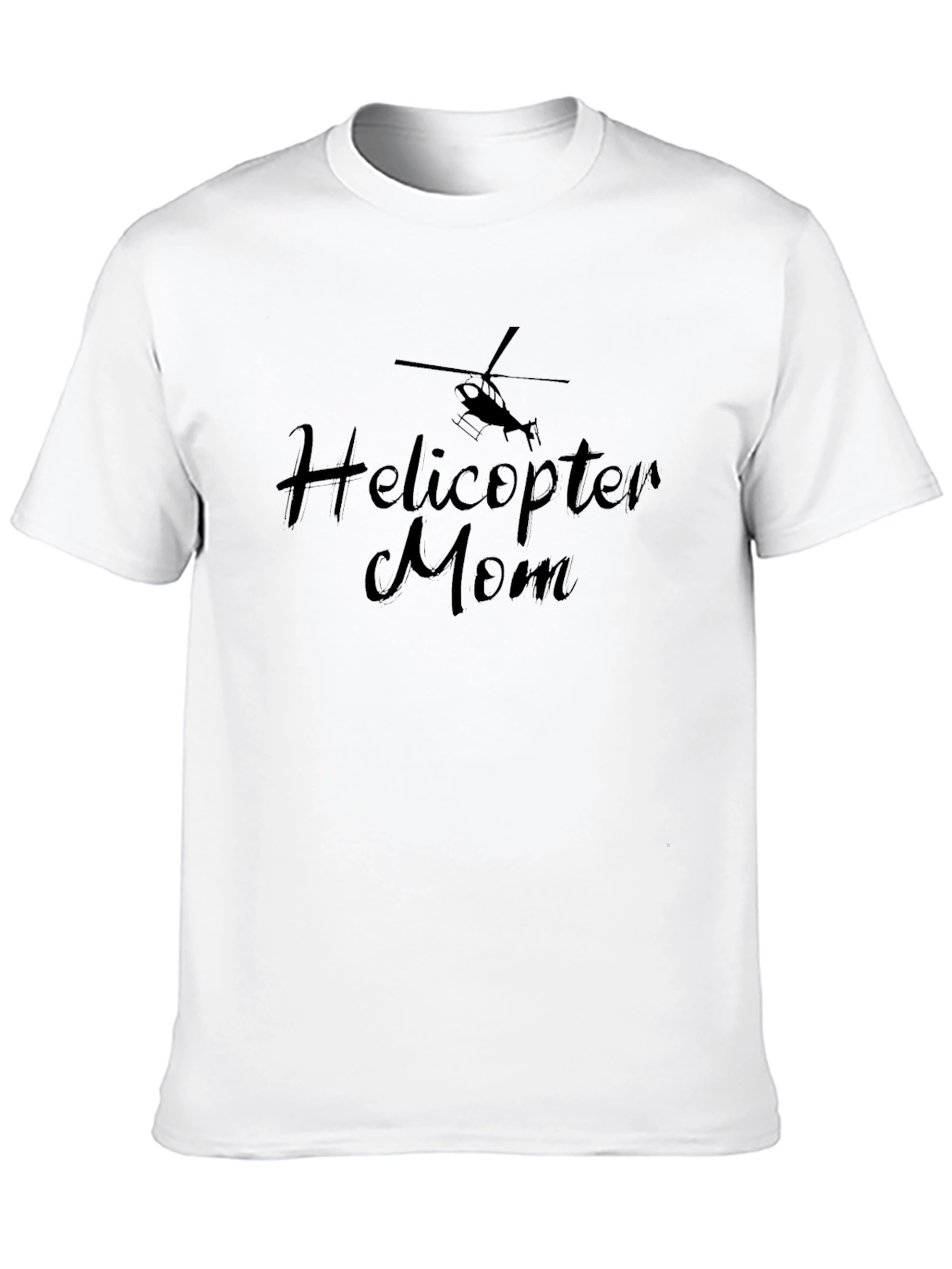 Helicopter Mom T-Shirt - Black Graphic Tee