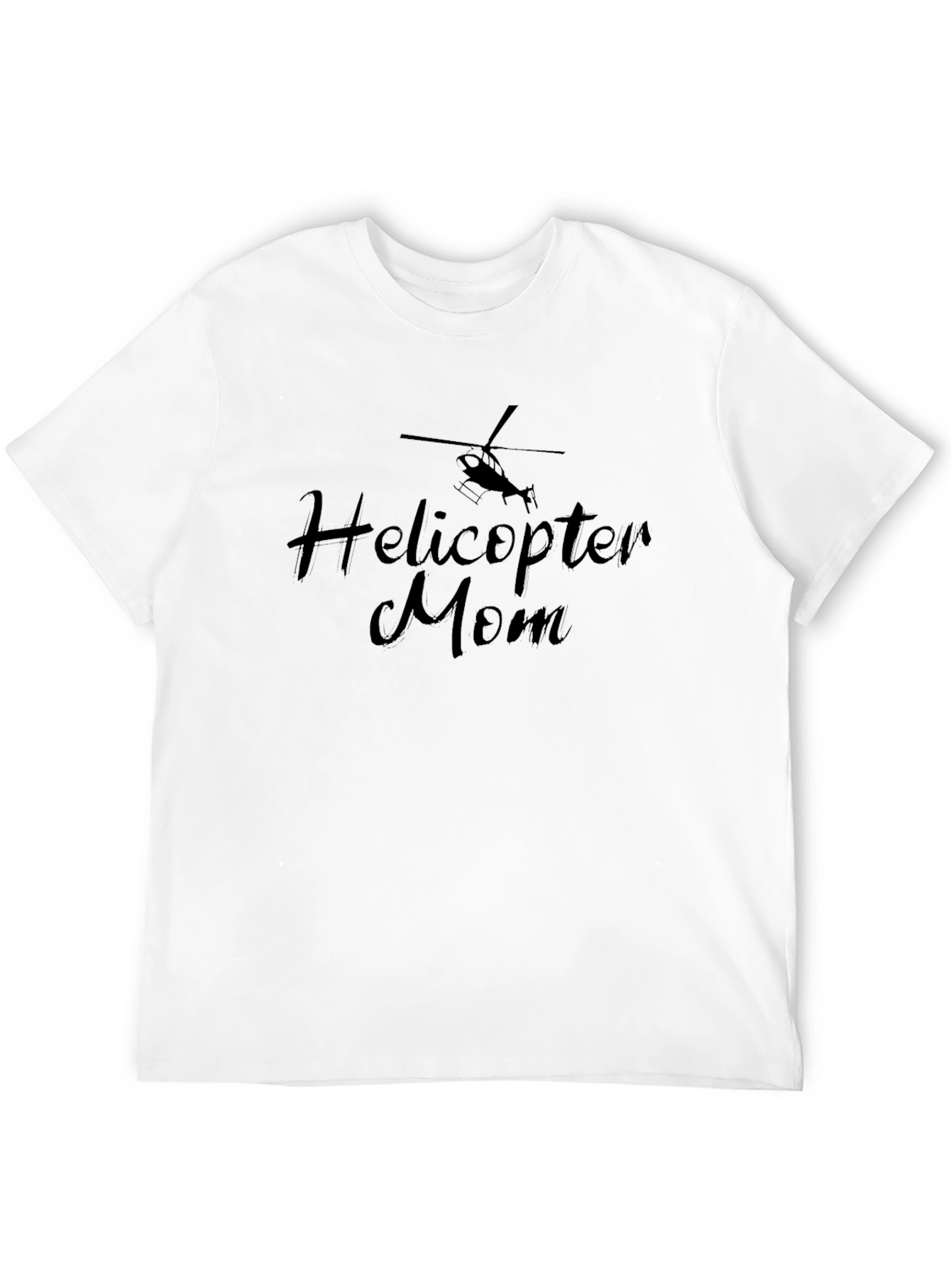 Helicopter Mom T-Shirt - Black Graphic Tee