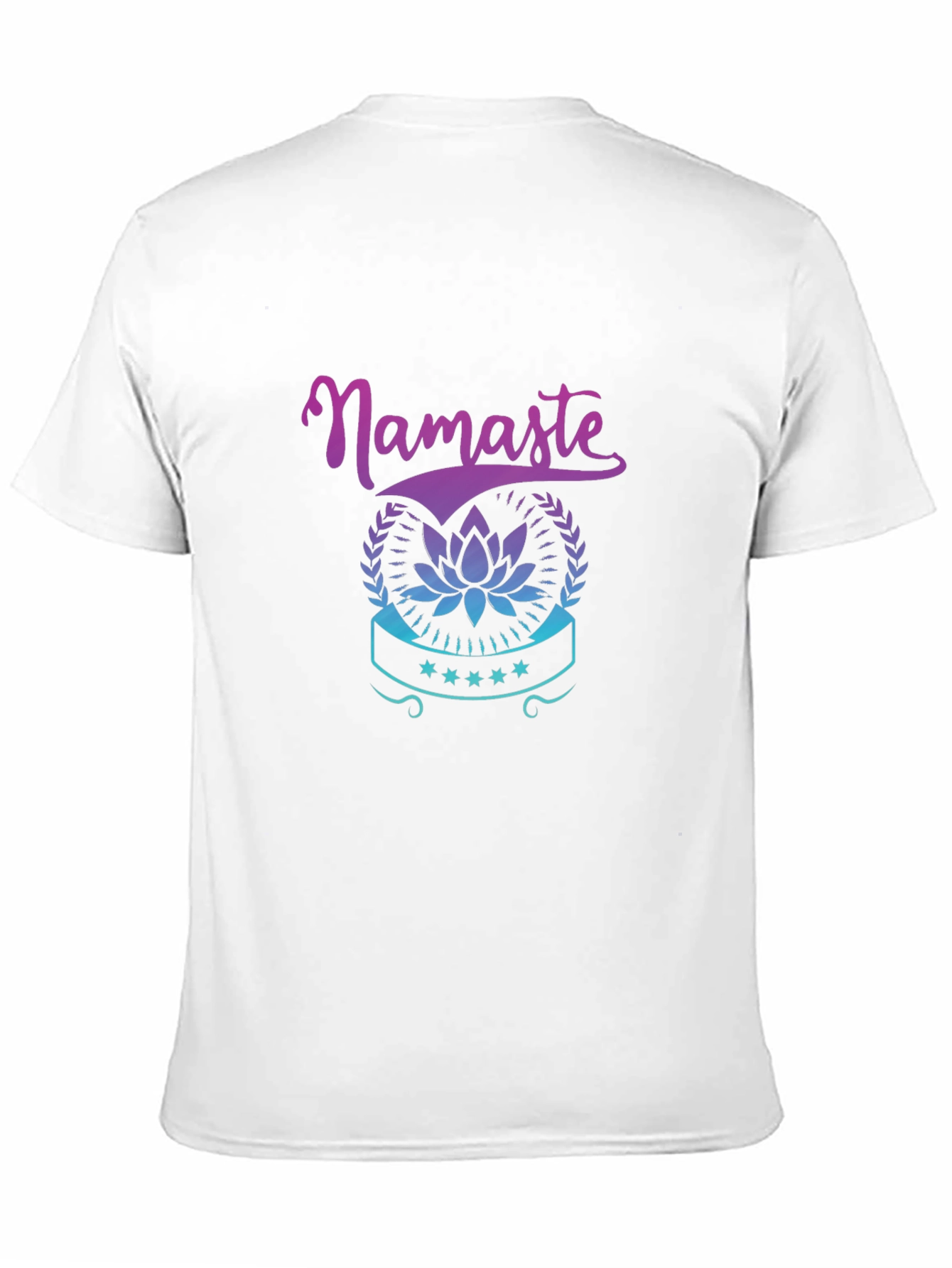 Namaste Lotus Graphic Tee - Black T-Shirt
