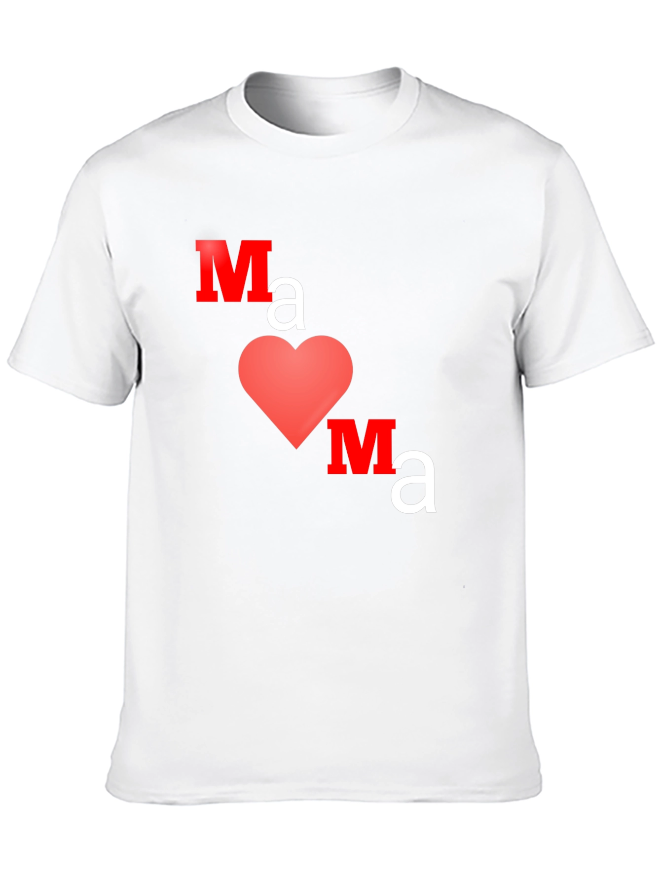 Mama Heart Graphic Tee - Trendy Mothers Day Gift