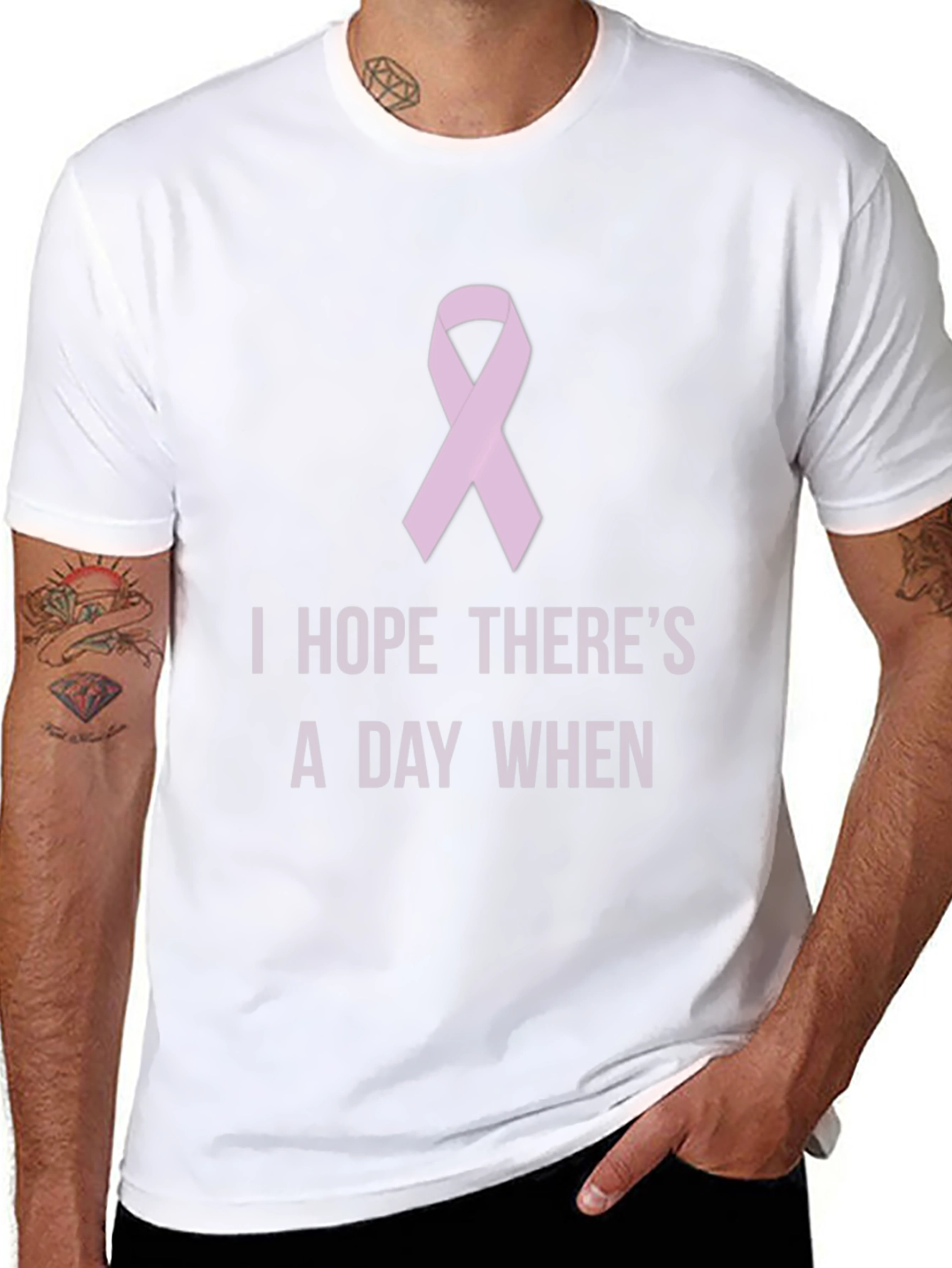 Hope Ribbon Tee - Cancer Awareness T-Shirt