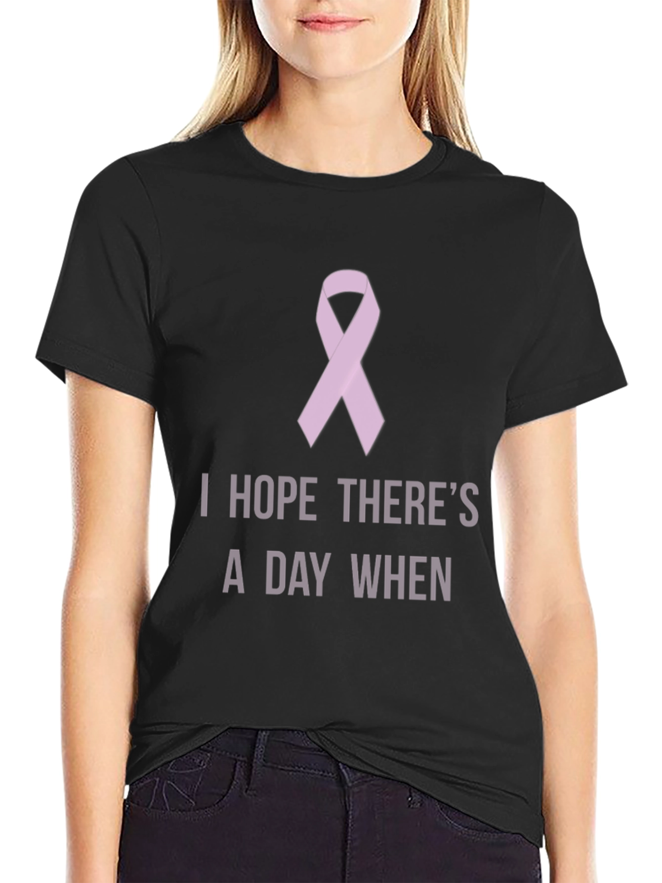 Hope Ribbon Tee - Cancer Awareness T-Shirt