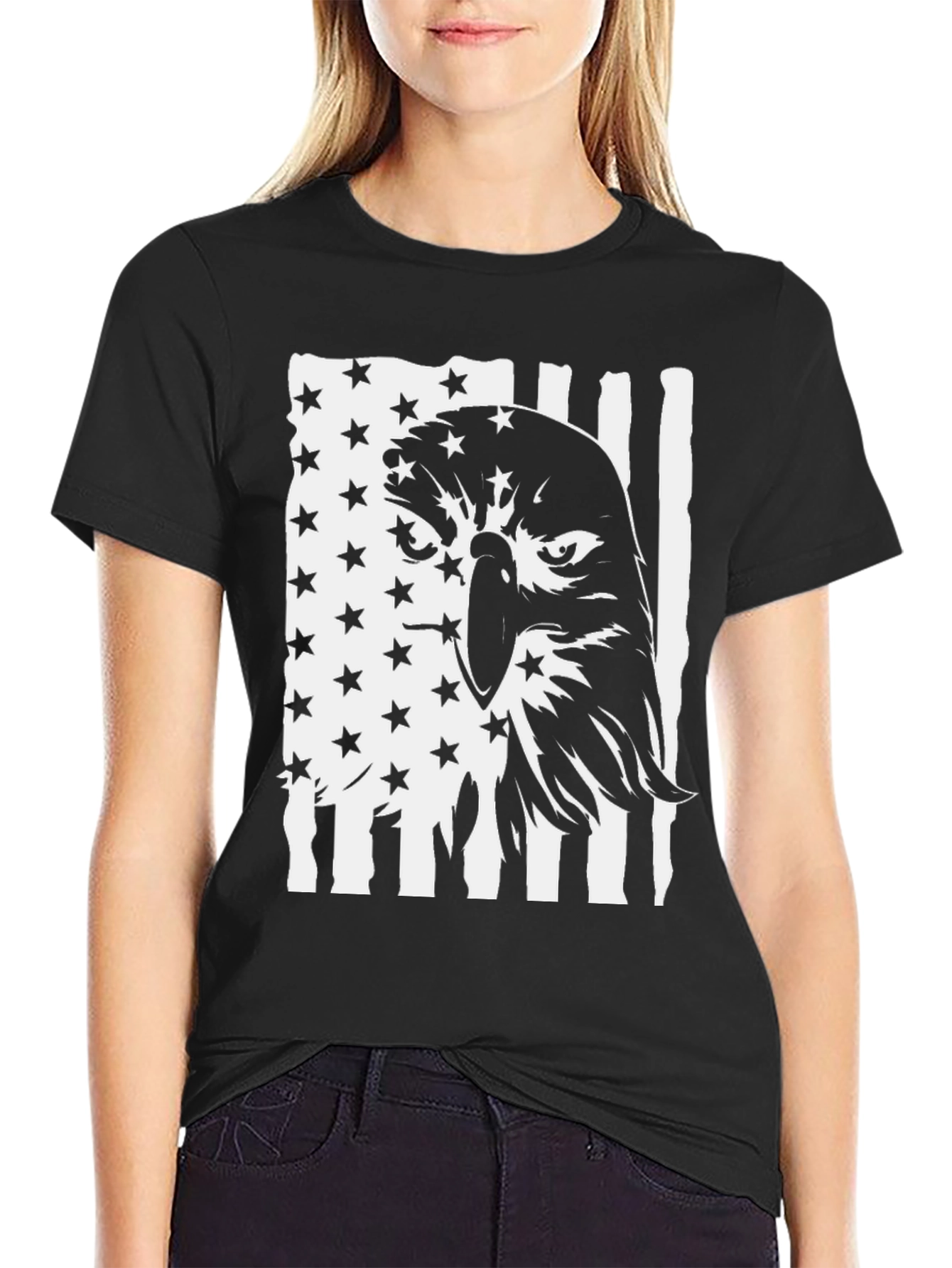 American Eagle Flag Graphic T-Shirt