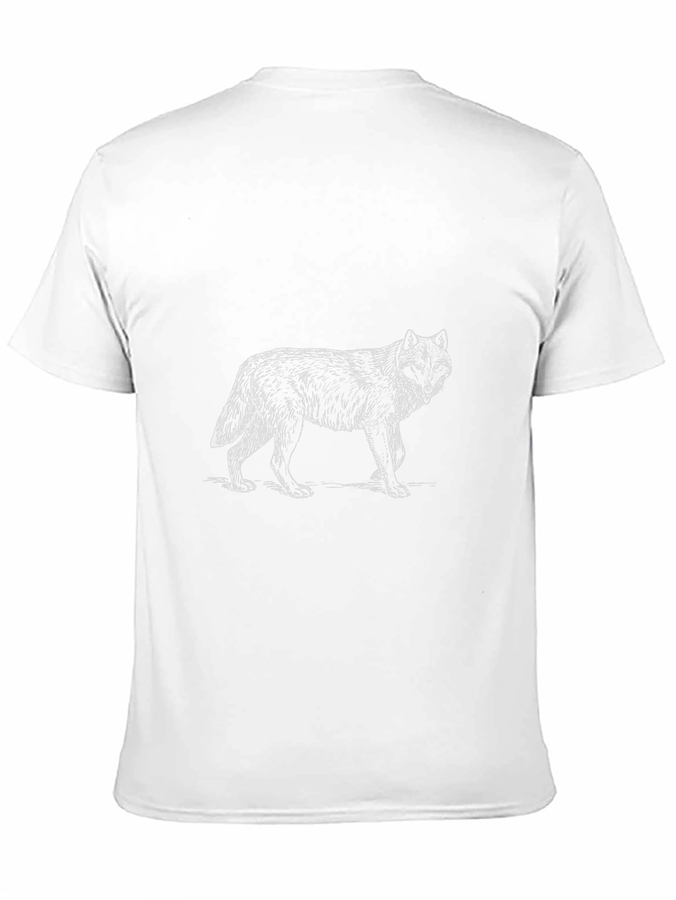 Black Wolf Graphic Tee - Mens Short Sleeve