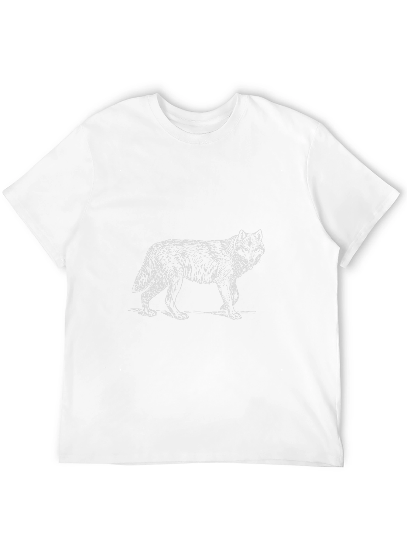 Black Wolf Graphic Tee - Mens Short Sleeve