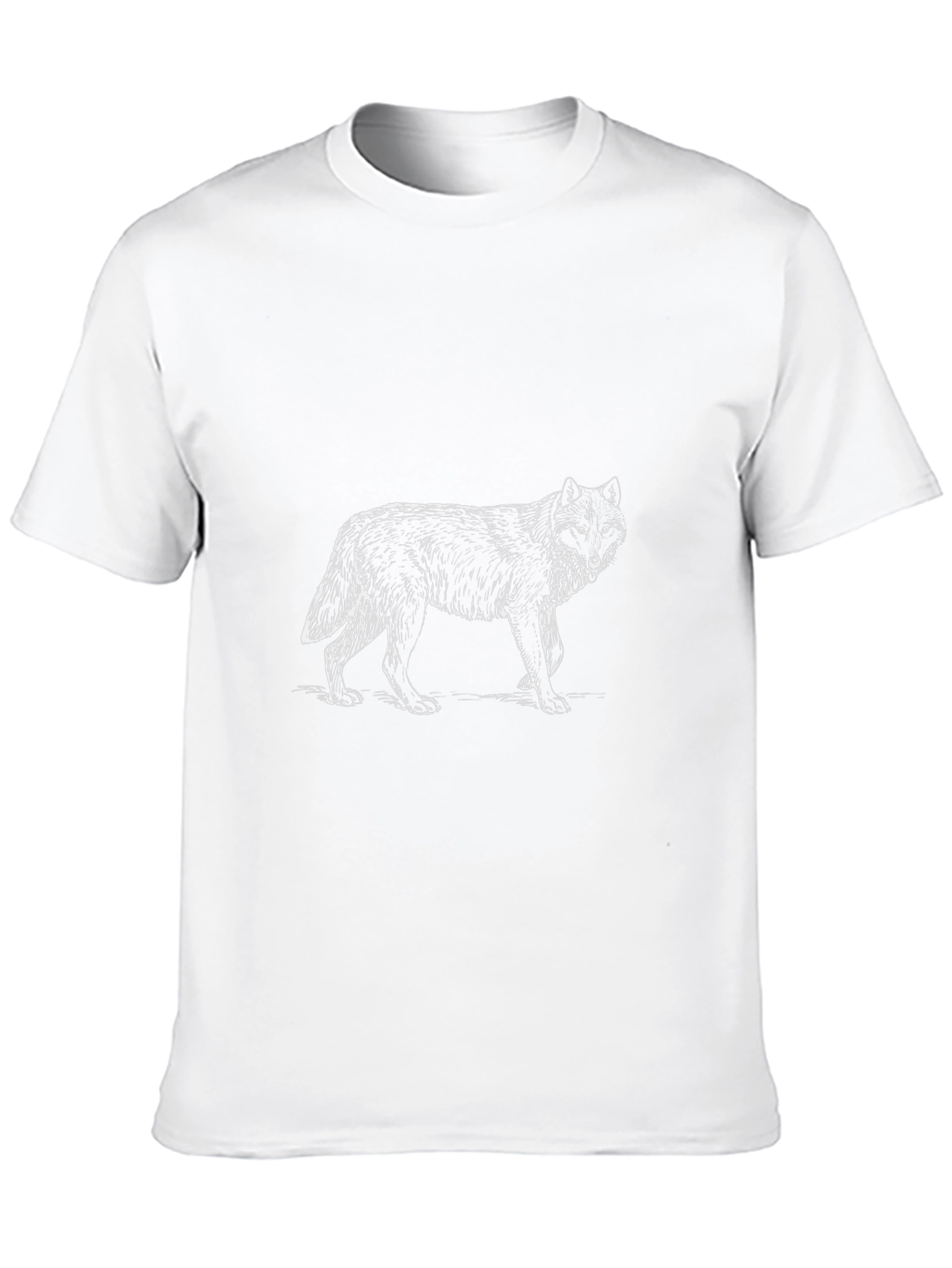 Black Wolf Graphic Tee - Mens Short Sleeve