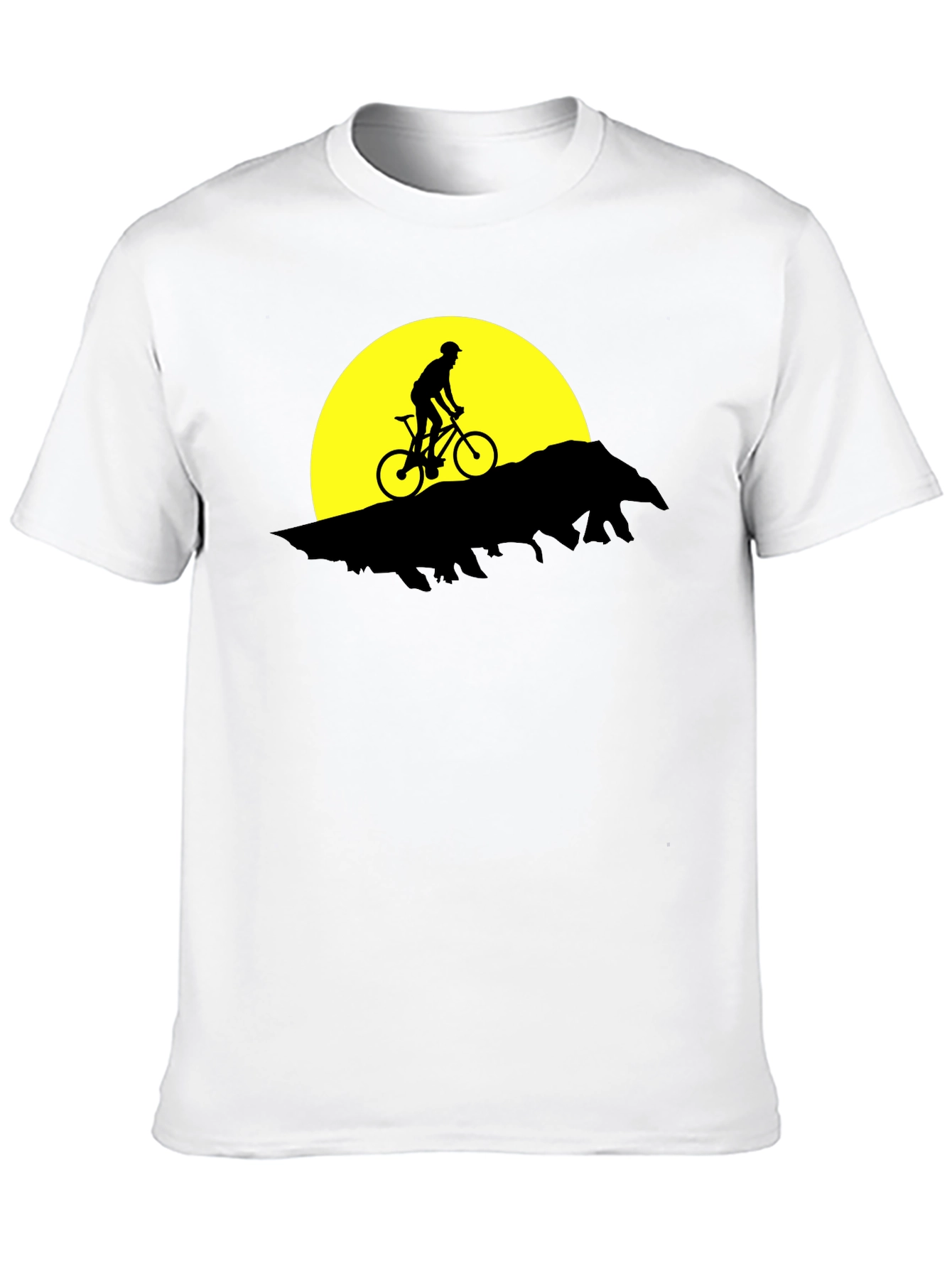 Mountain Biker Silhouette T-Shirt - Adventure Ready