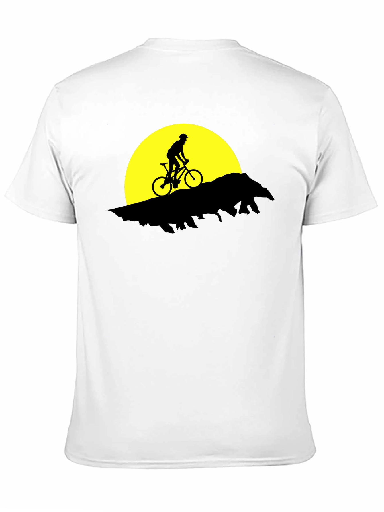 Mountain Biker Silhouette T-Shirt - Adventure Ready