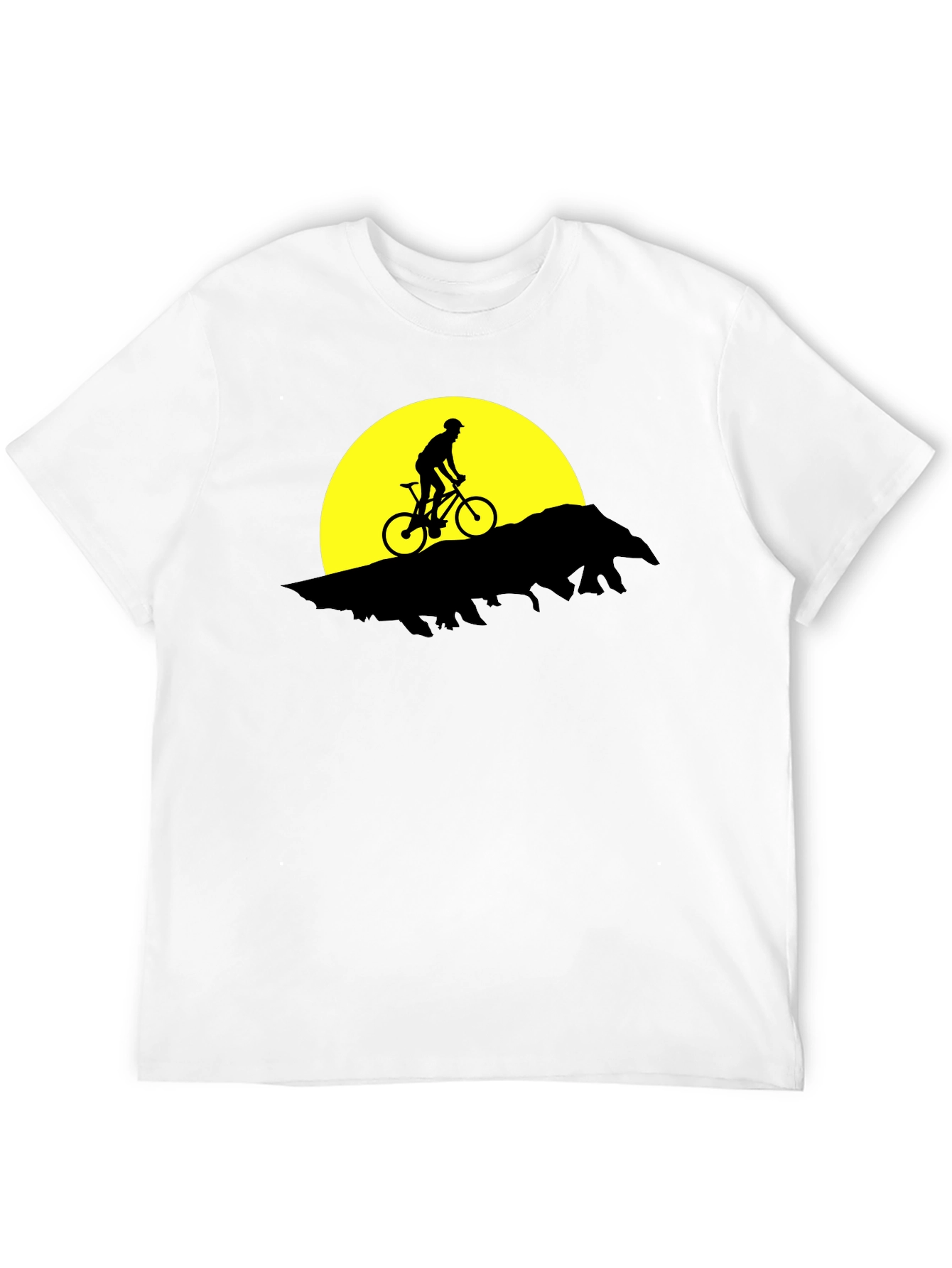Mountain Biker Silhouette T-Shirt - Adventure Ready
