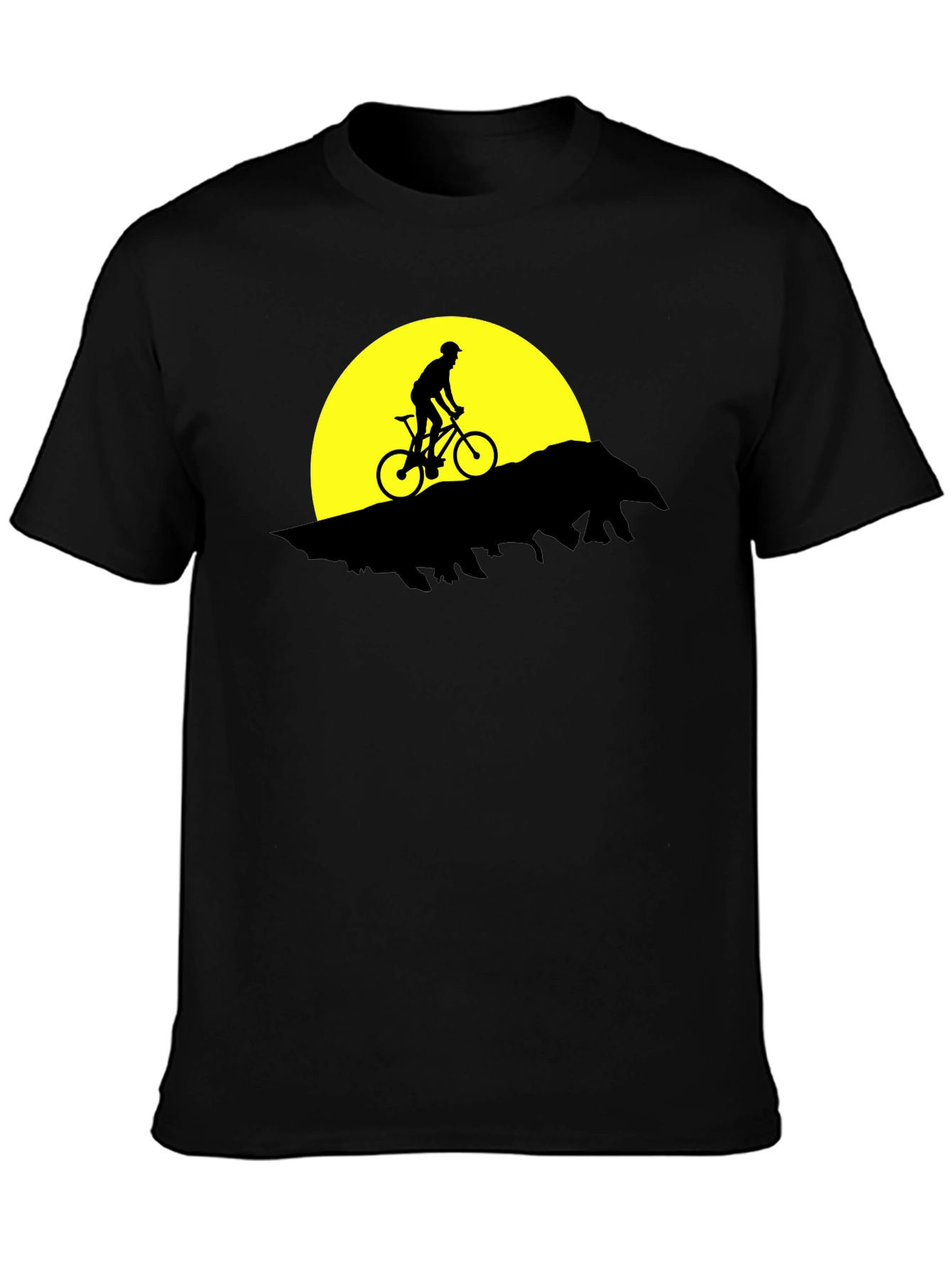 Mountain Biker Silhouette T-Shirt - Adventure Ready