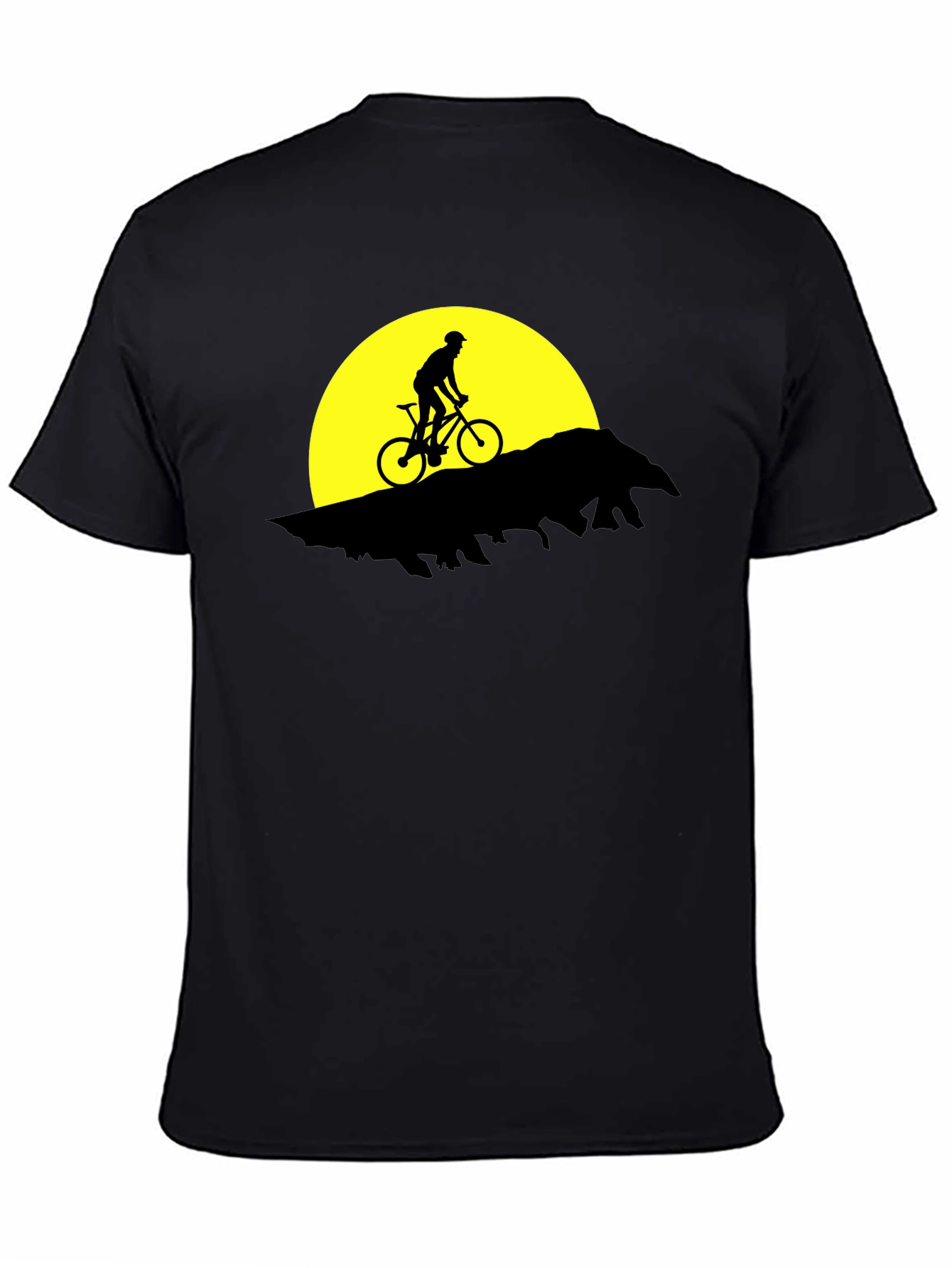 Mountain Biker Silhouette T-Shirt - Adventure Ready