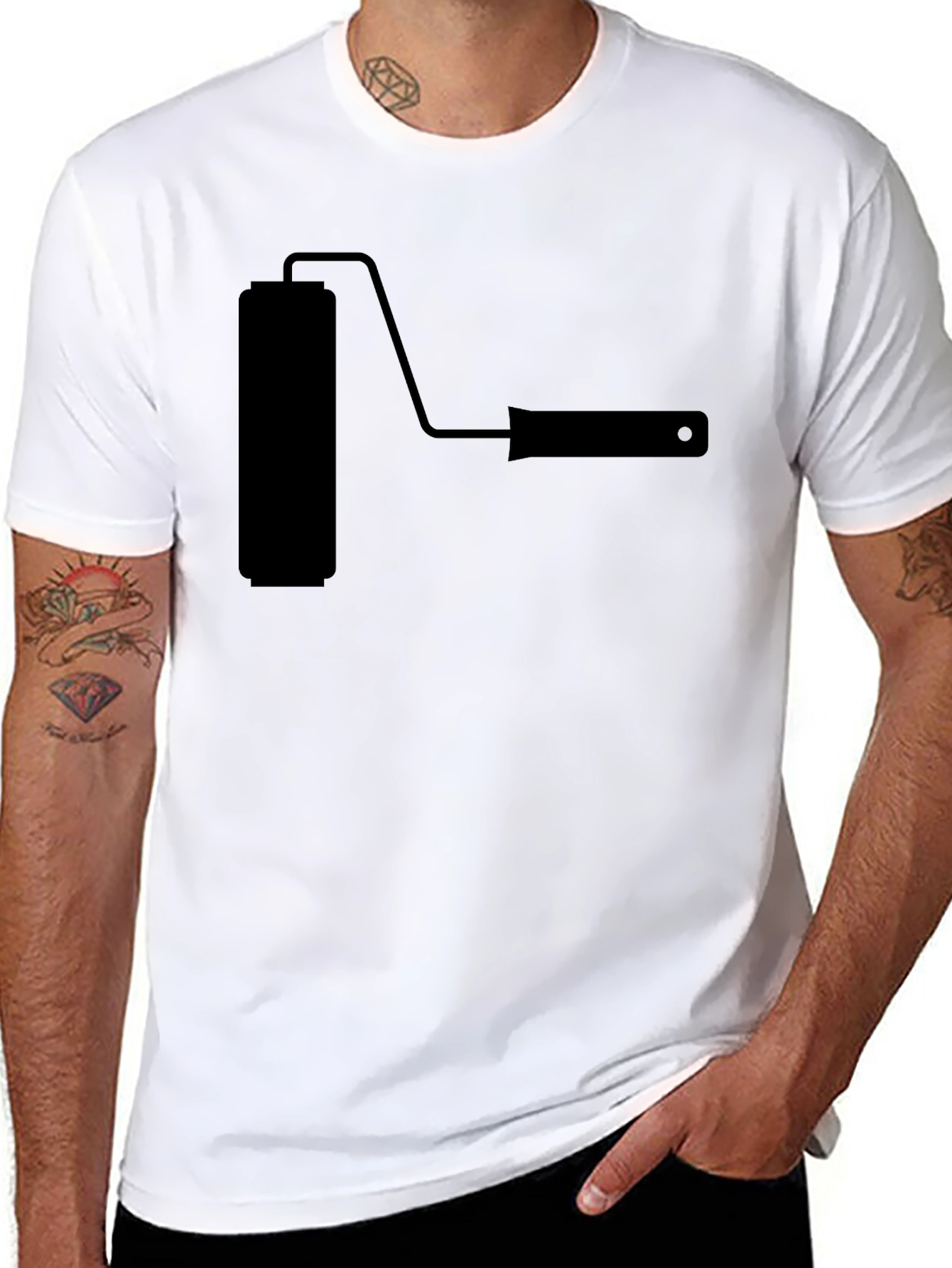 Painters T-Shirt - Paint Roller Graphic Tee