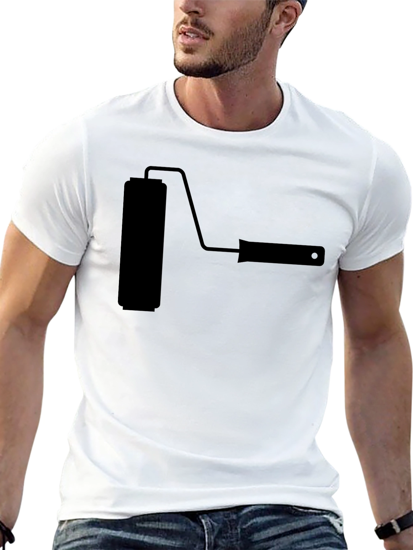 Painters T-Shirt - Paint Roller Graphic Tee