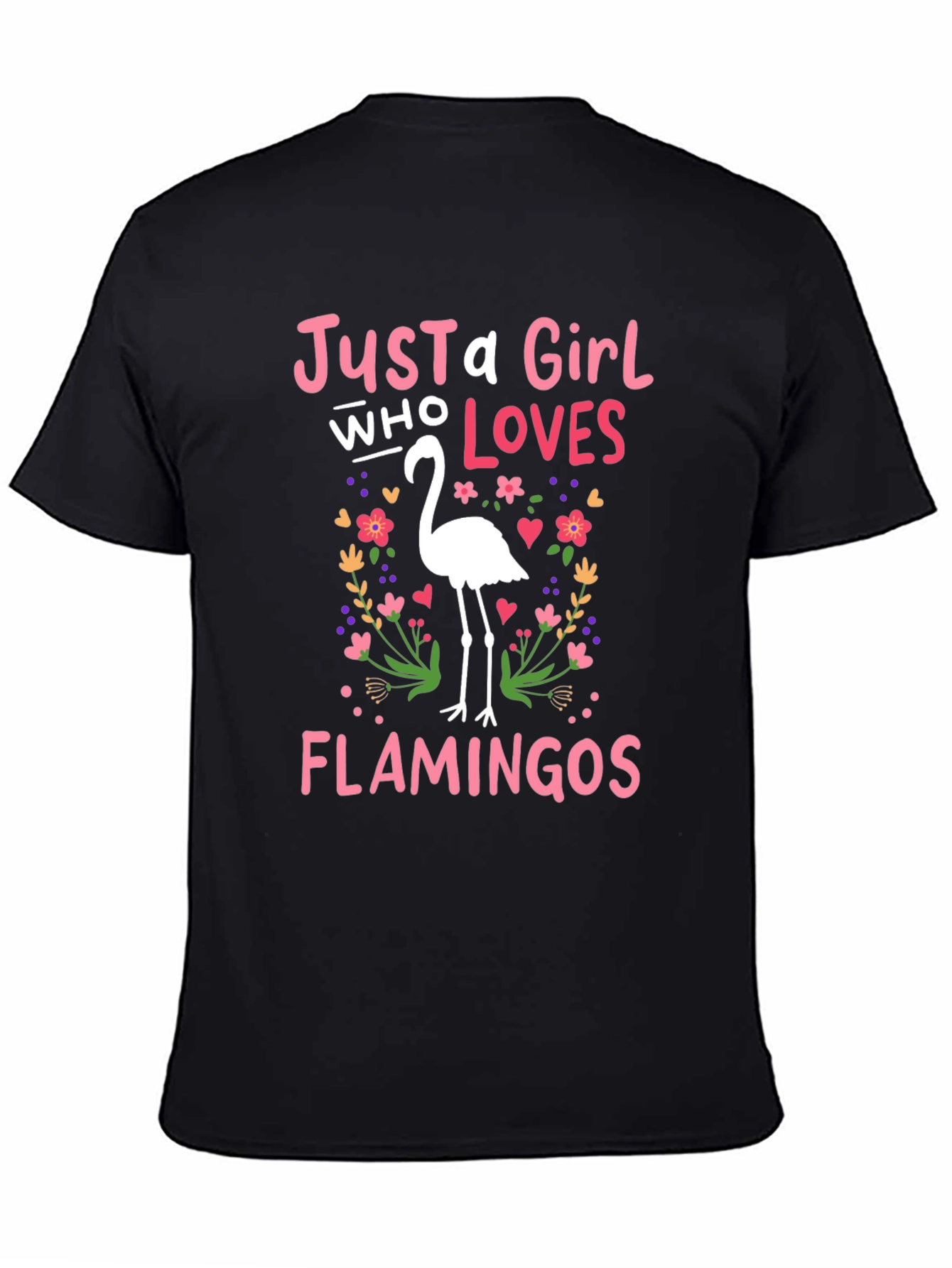 Just a Girl Who Loves Flamingos T-Shirt
