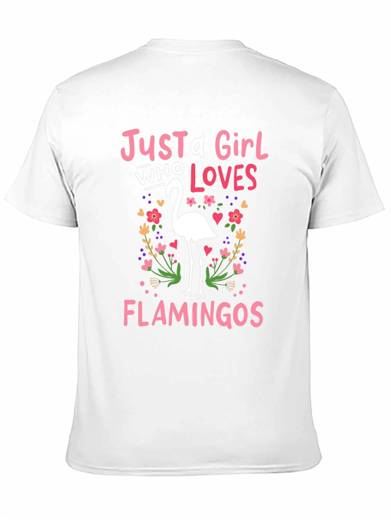 Just a Girl Who Loves Flamingos T-Shirt