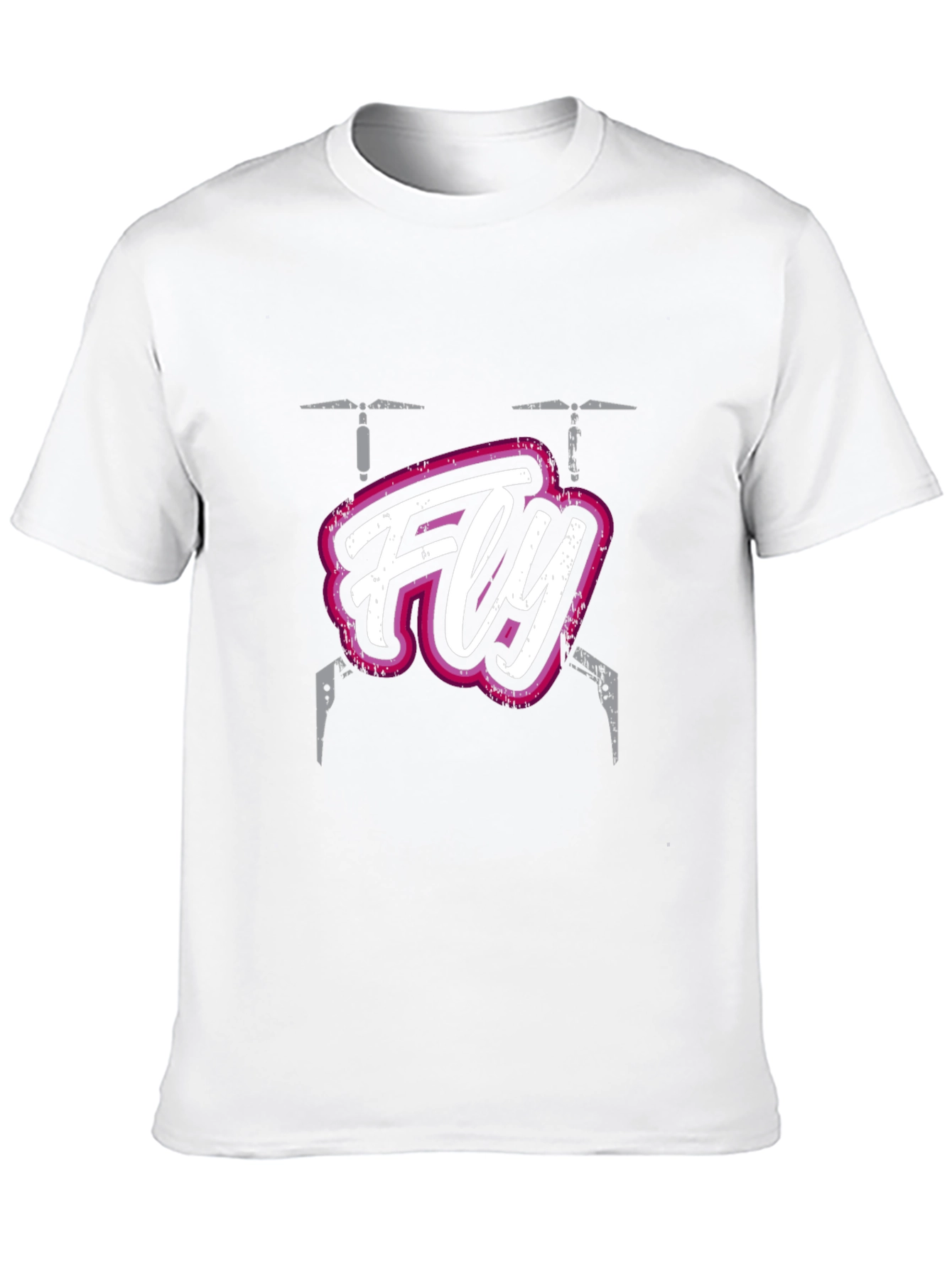 Fly Drone Graphic Tee - Black T-Shirt