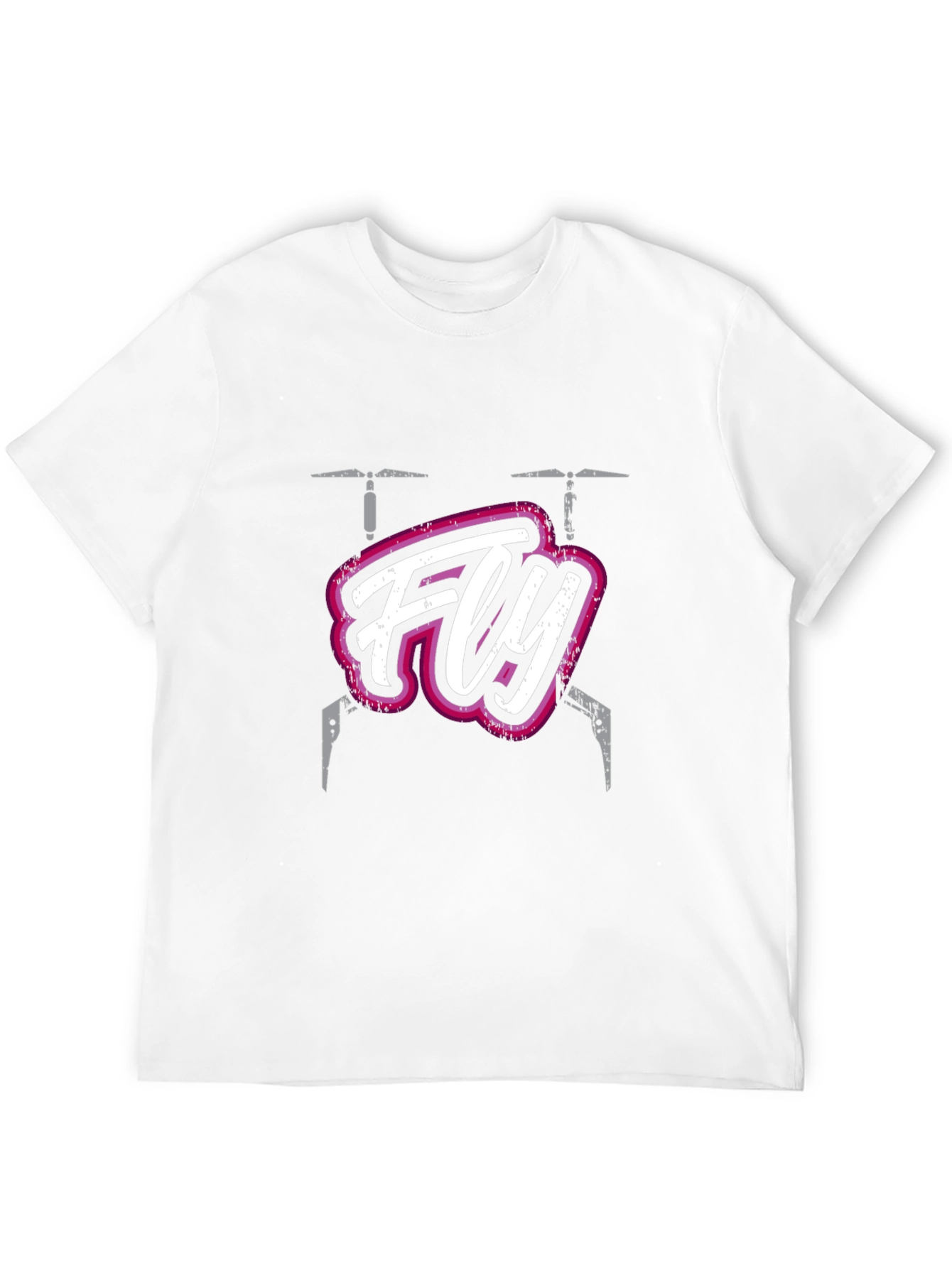 Fly Drone Graphic Tee - Black T-Shirt