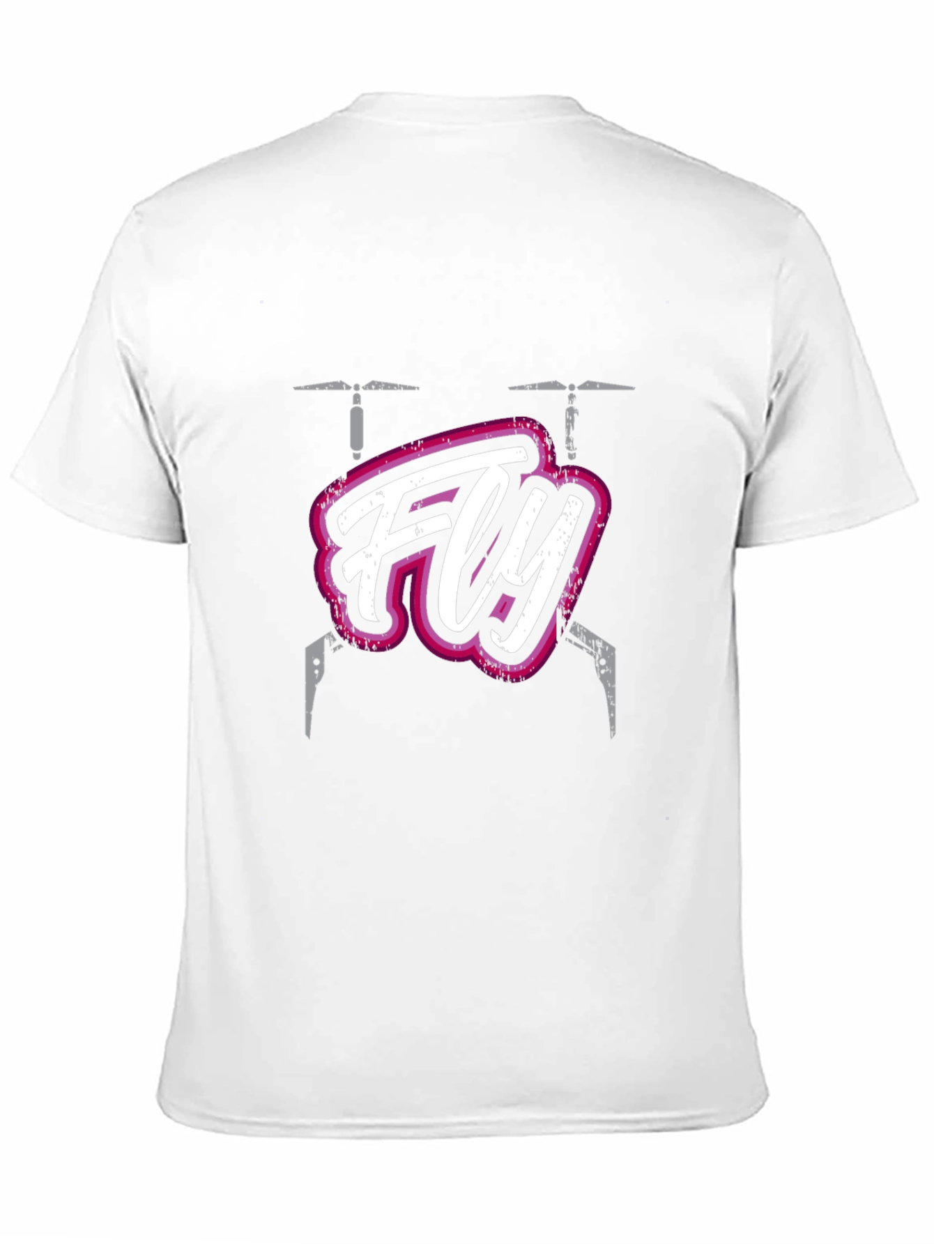 Fly Drone Graphic Tee - Black T-Shirt