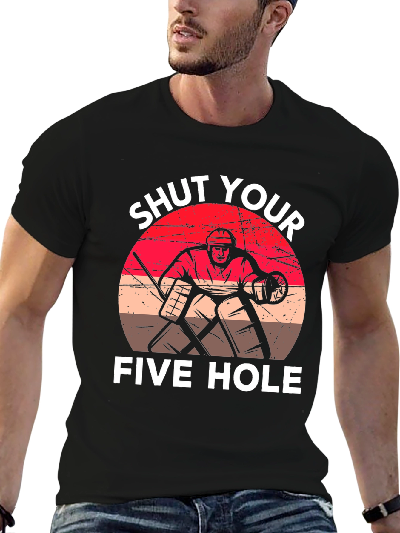 Shut Your Five Hole Hockey T-Shirt
