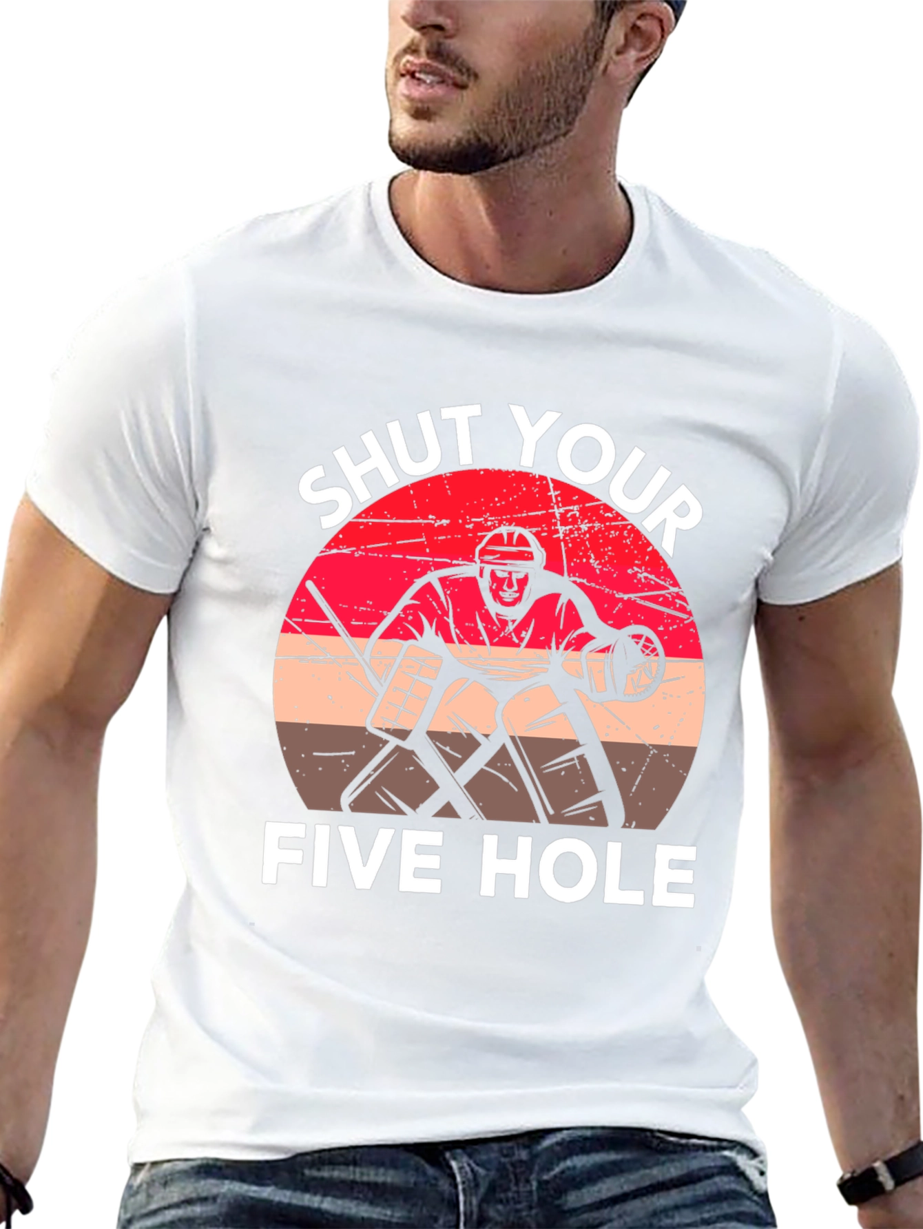 Shut Your Five Hole Hockey T-Shirt