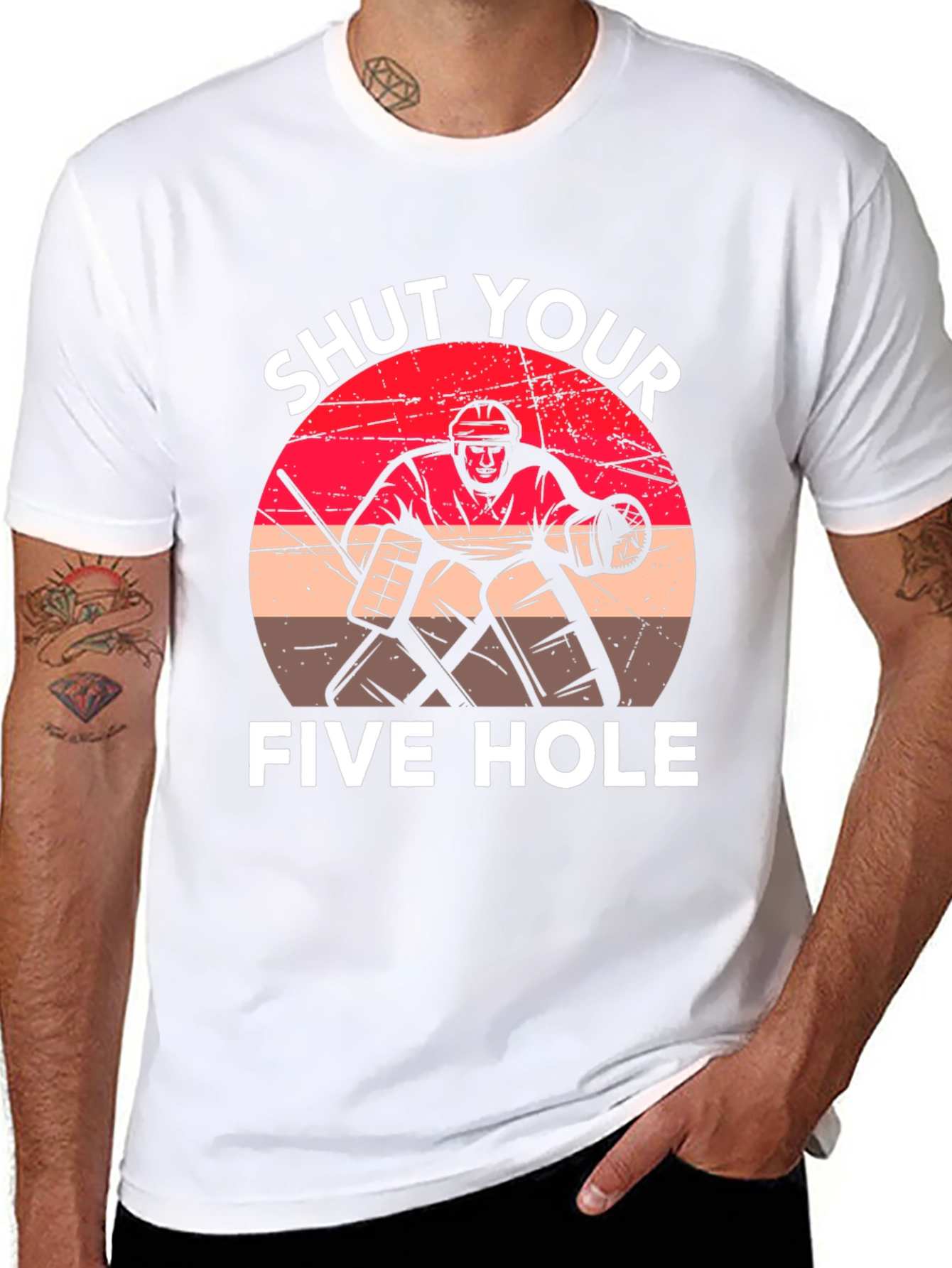 Shut Your Five Hole Hockey T-Shirt