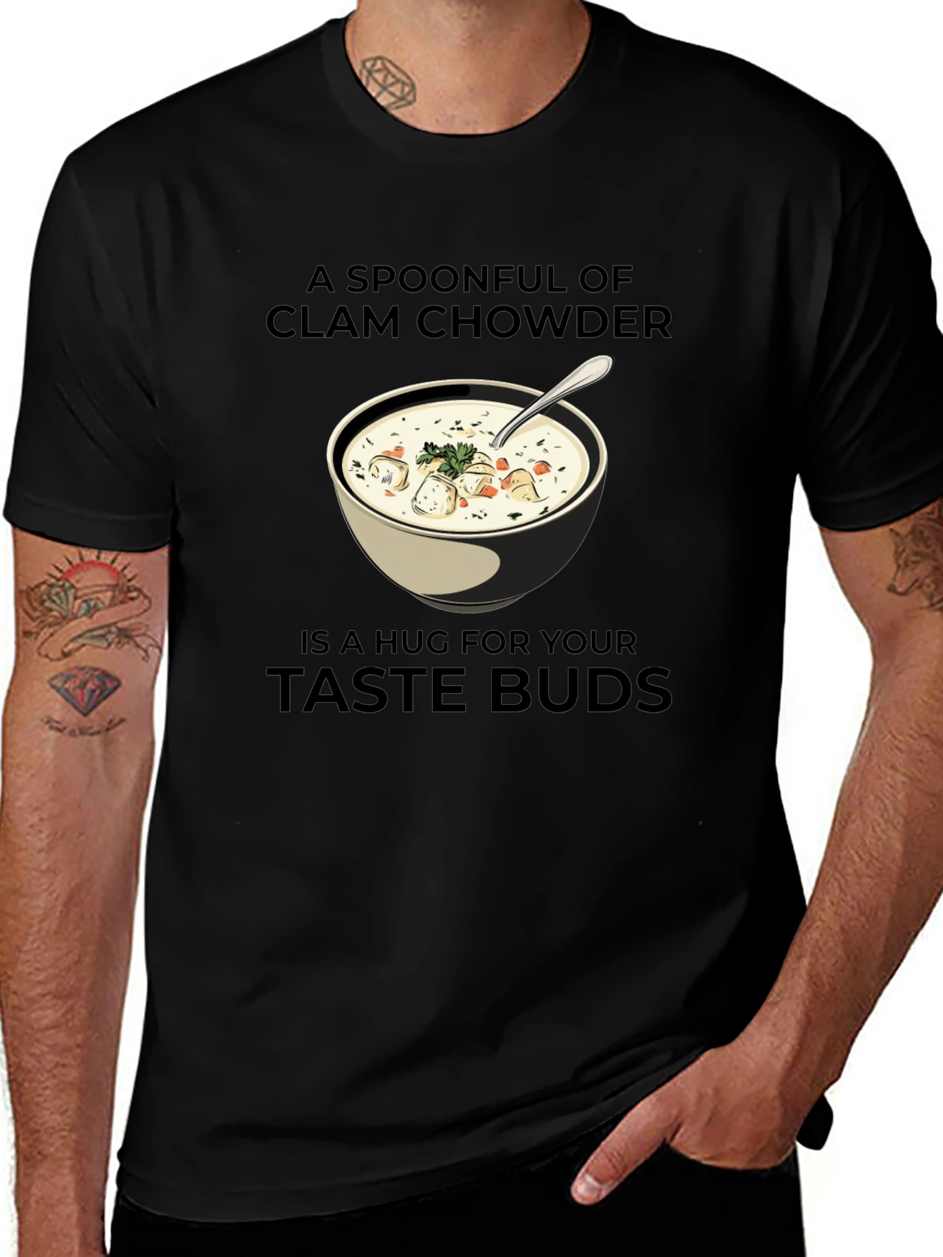 Clam Chowder T-Shirt: A Spoonful of Comfort Food
