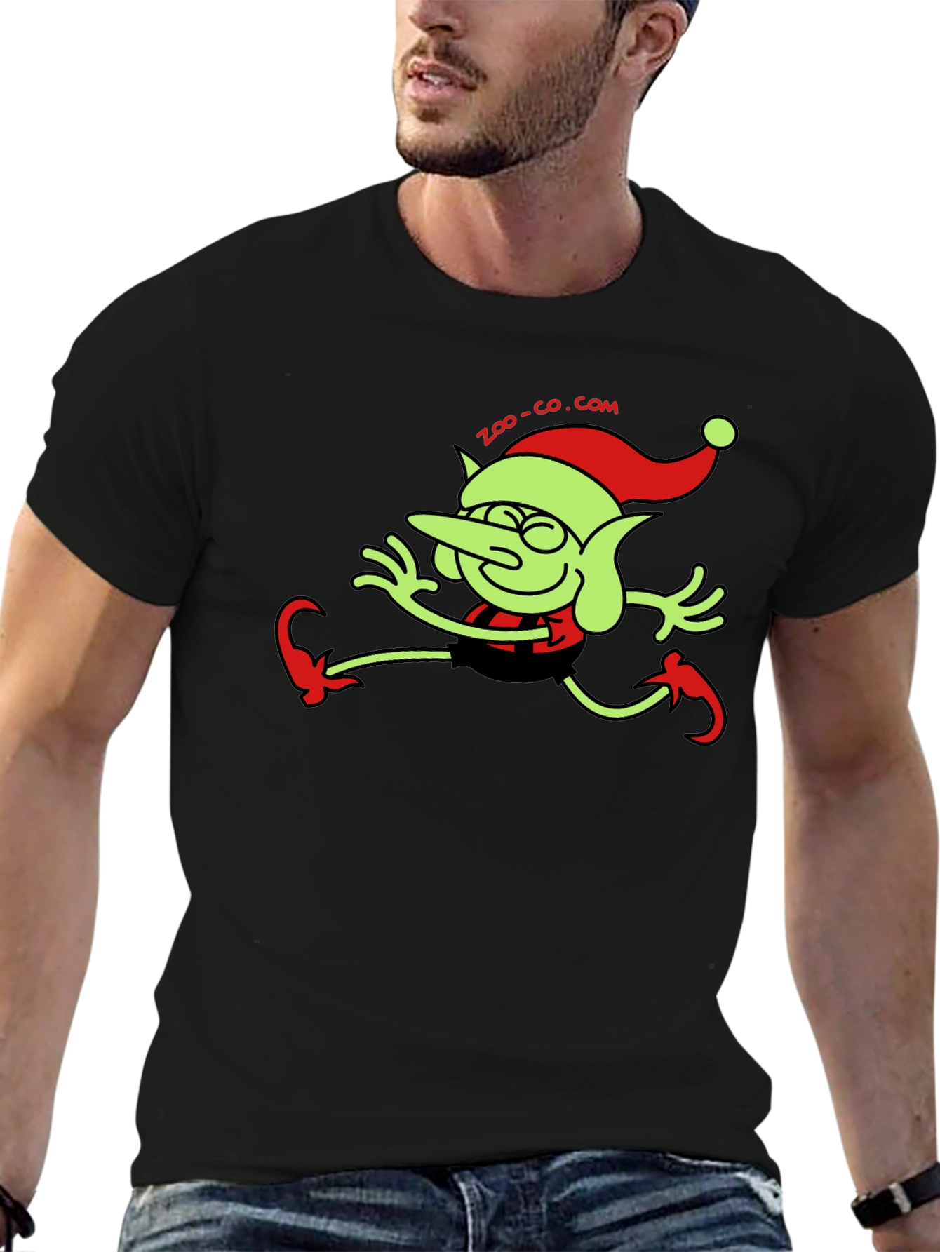Whimsical Elf T-Shirt - Fun Cartoon Design