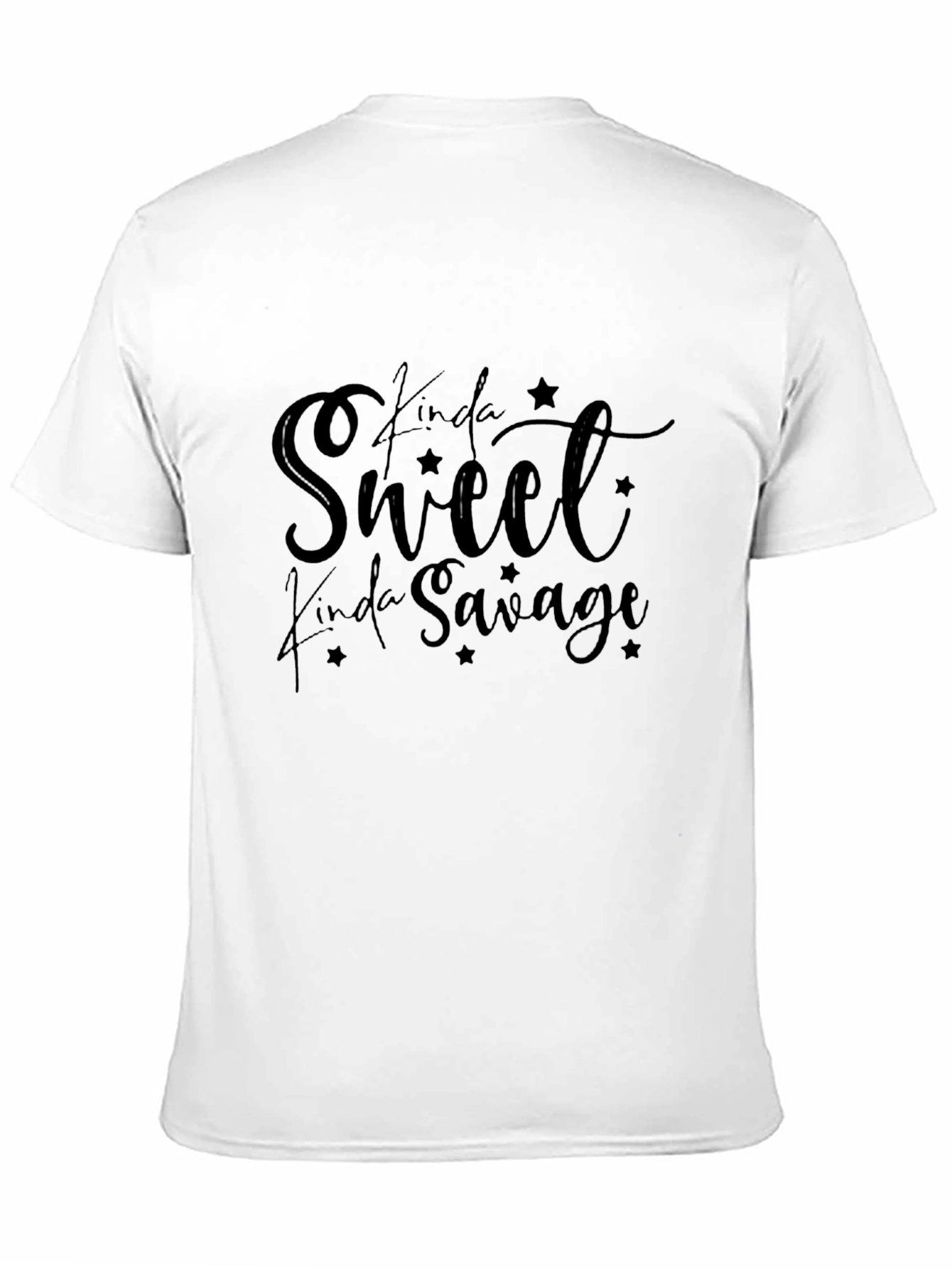 Kinda Sweet Kinda Savage Black Graphic Tee