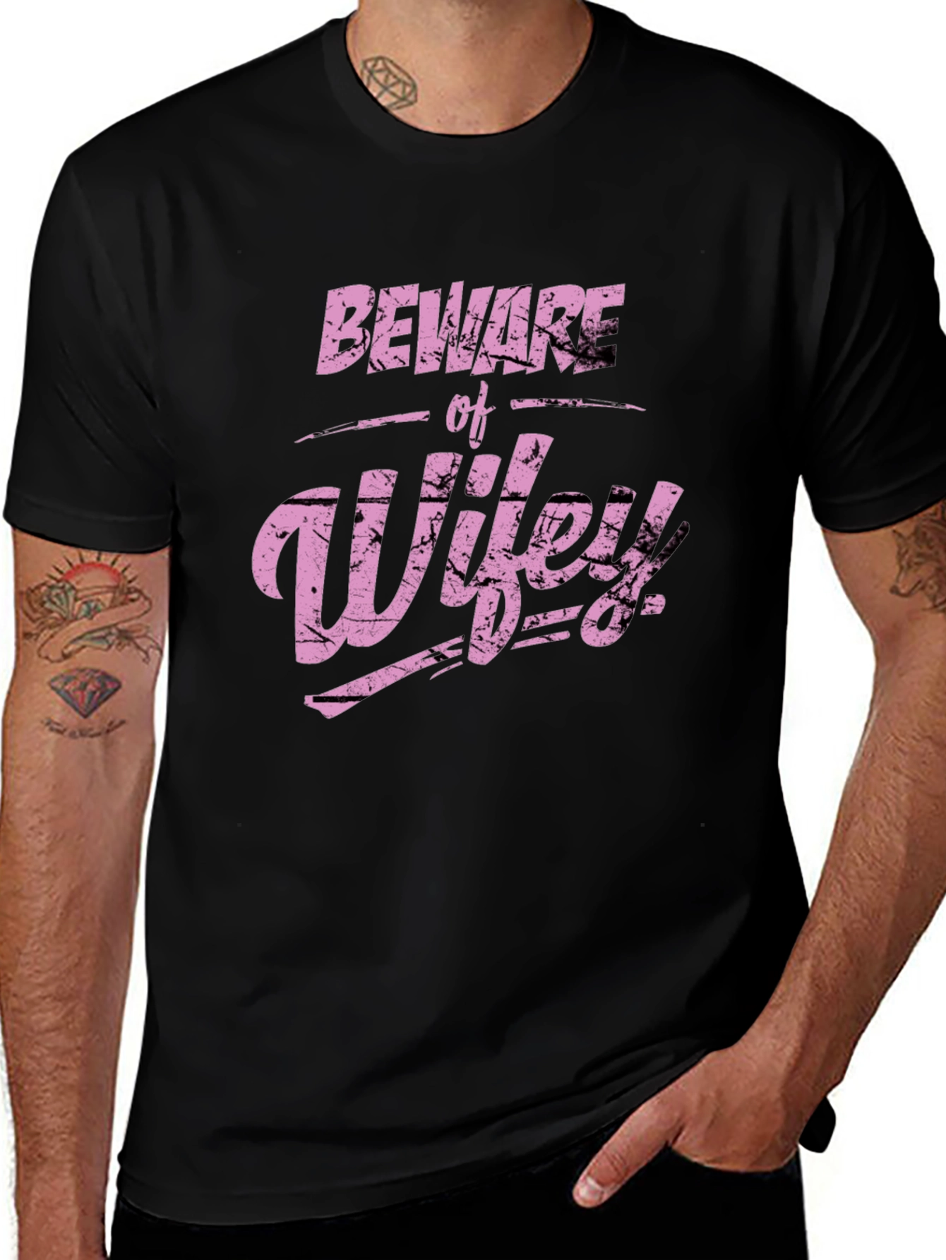 Beware of Wifey Graphic Tee - Fun Novelty Shirt