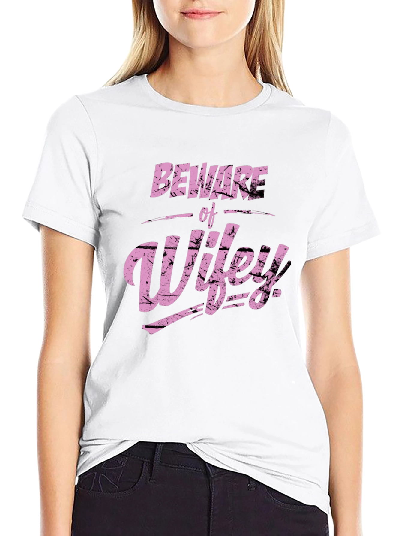 Beware of Wifey Graphic Tee - Fun Novelty Shirt