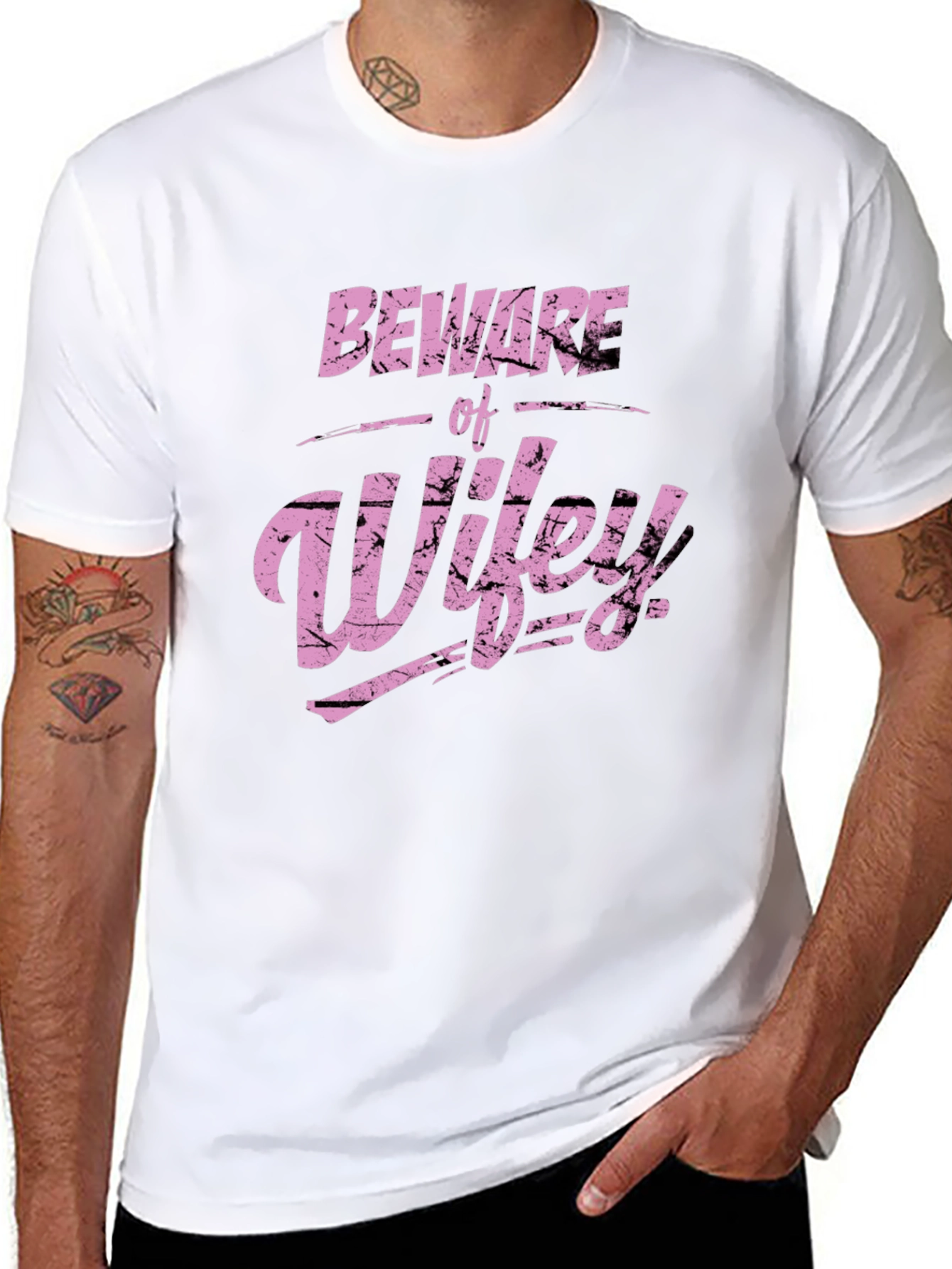 Beware of Wifey Graphic Tee - Fun Novelty Shirt