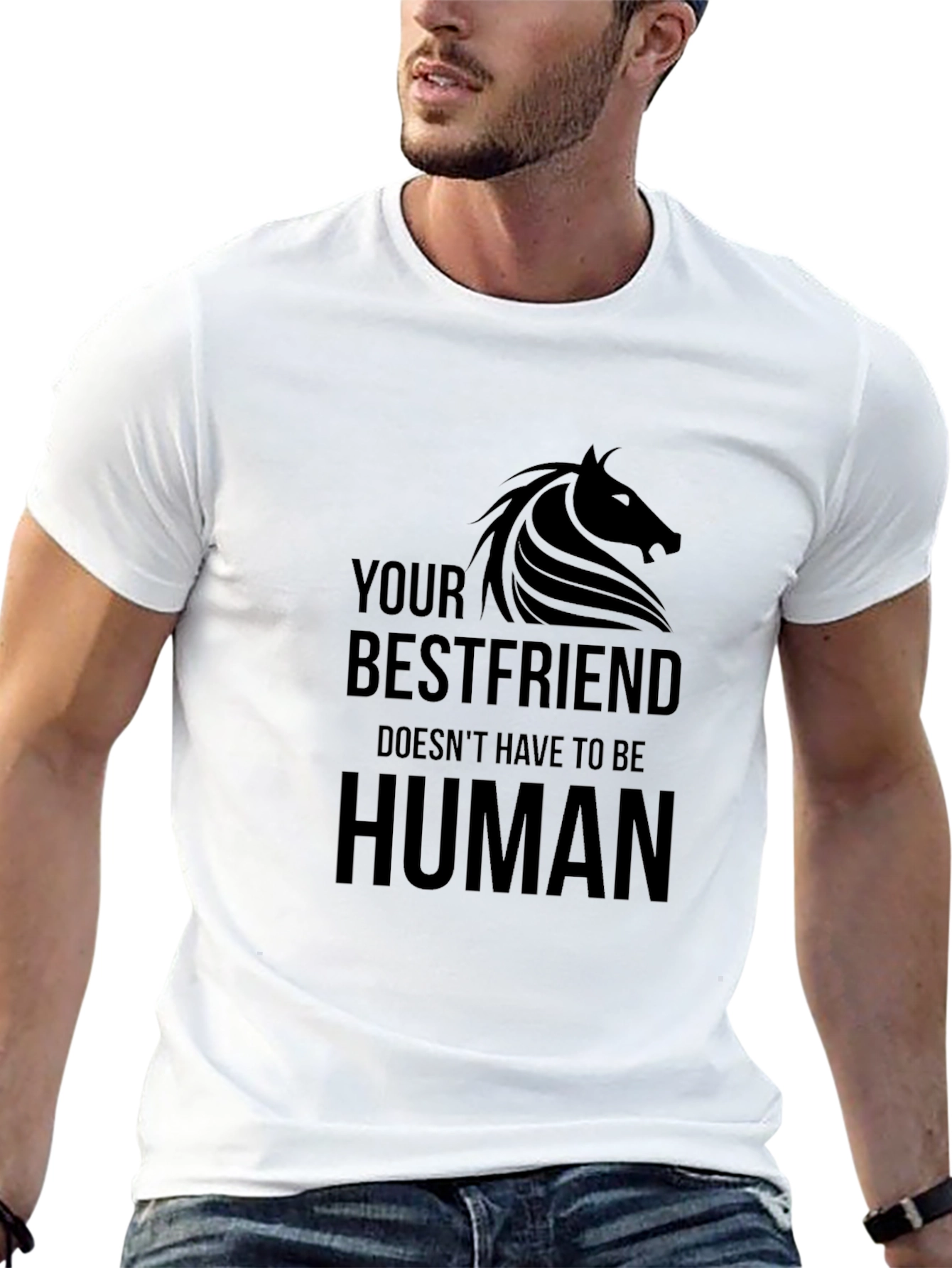 Horse Bestfriend T-Shirt - Animal Lover Tee