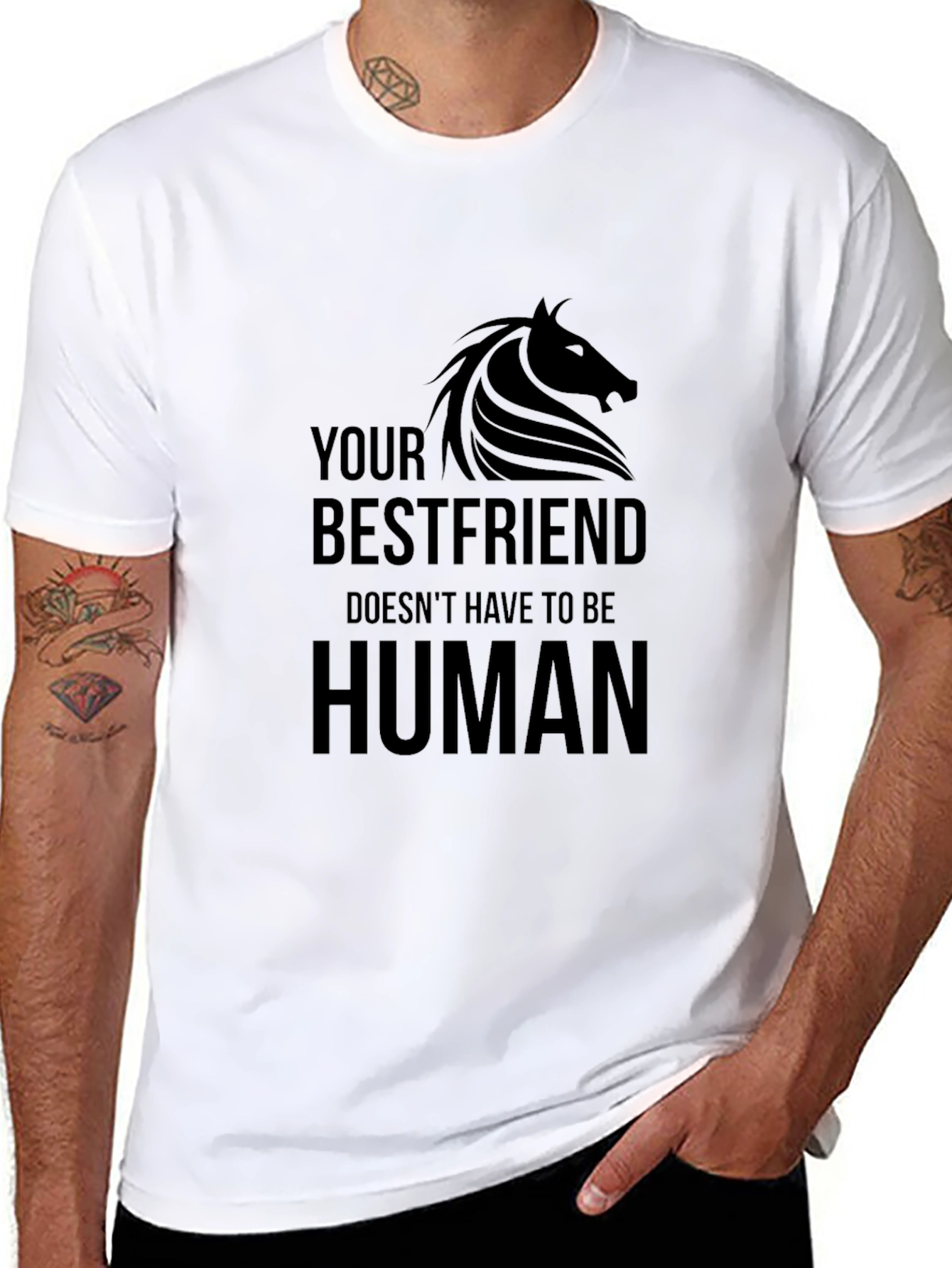 Horse Bestfriend T-Shirt - Animal Lover Tee