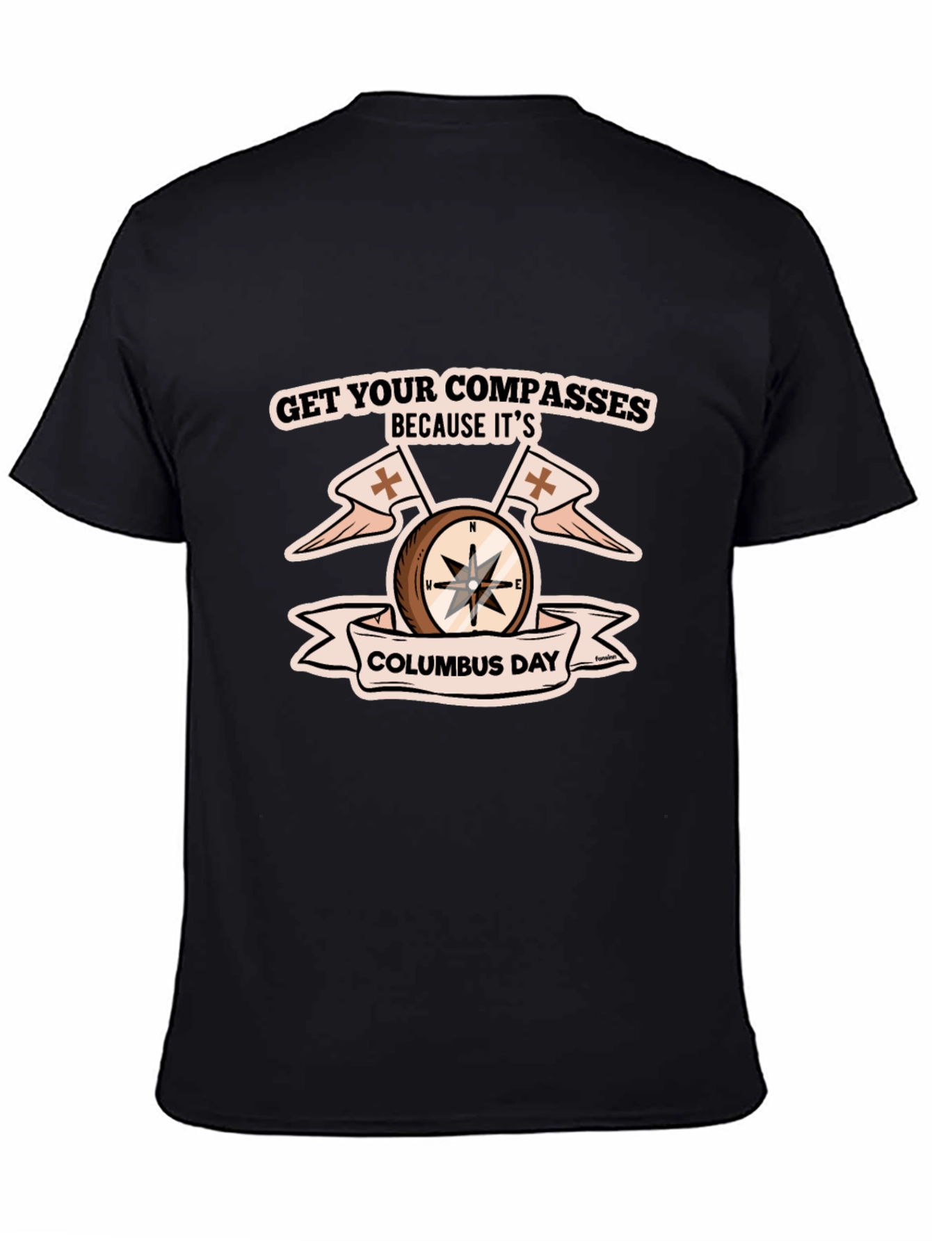 Columbus Day Compass T-Shirt
