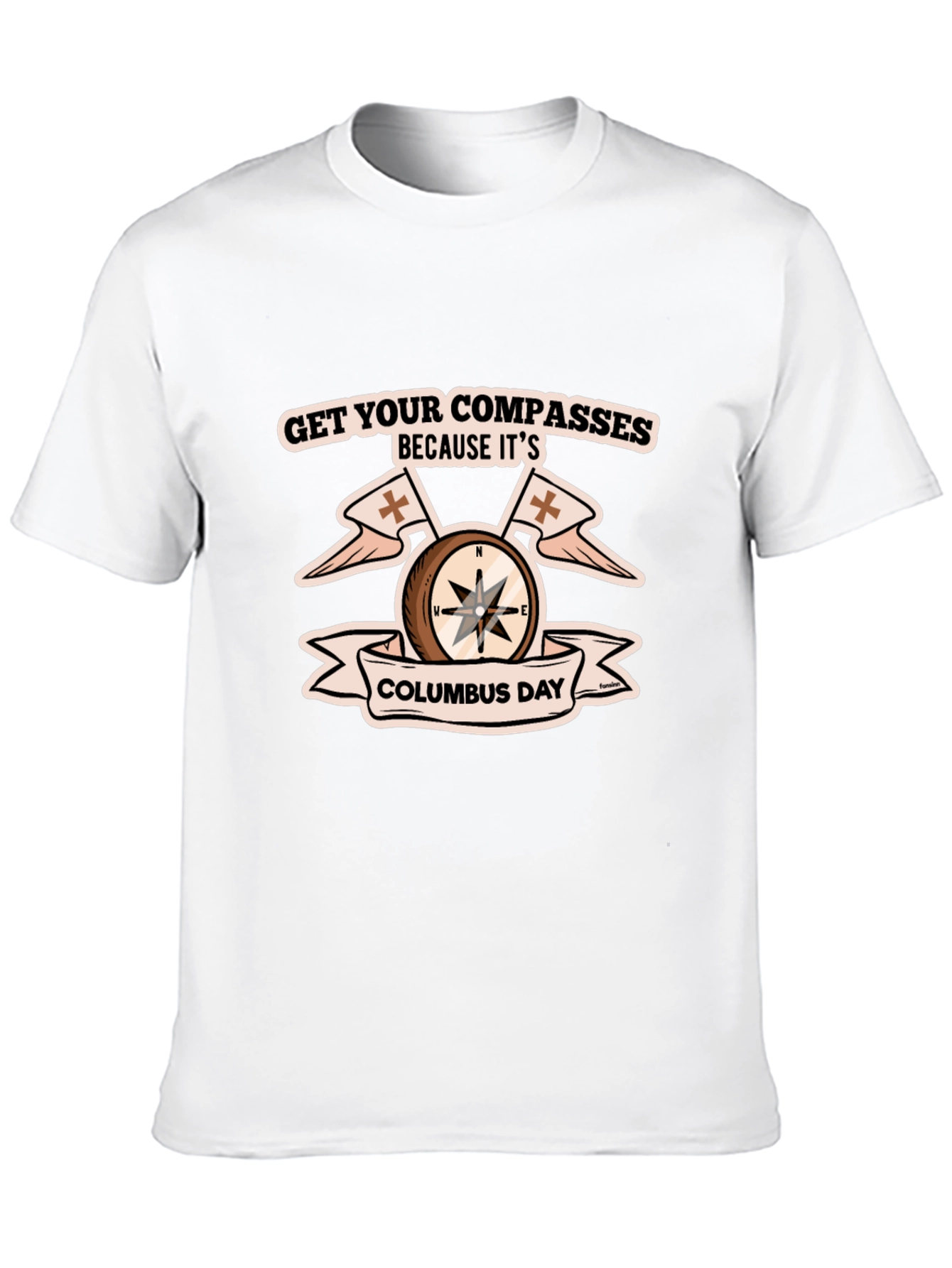 Columbus Day Compass T-Shirt