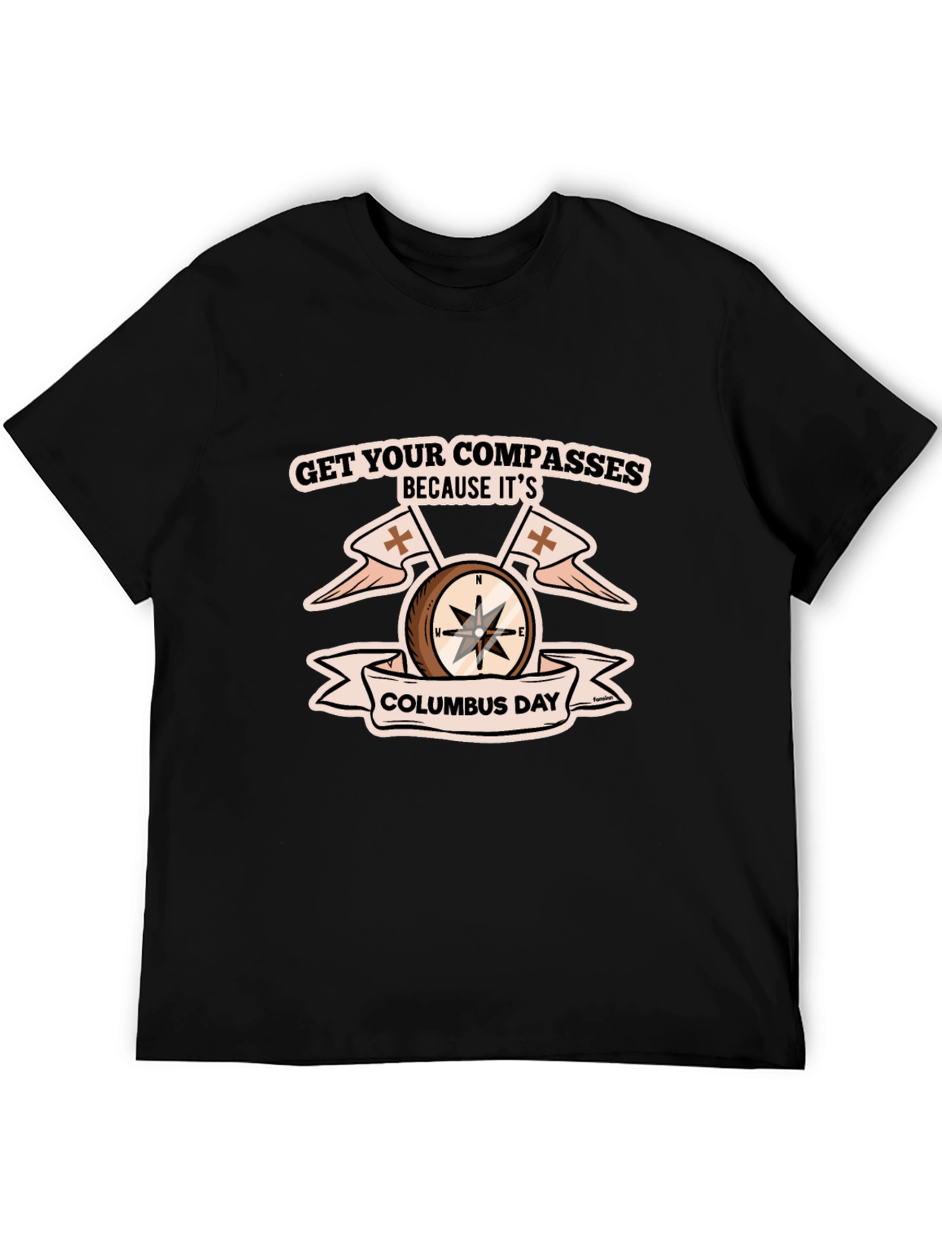 Columbus Day Compass T-Shirt